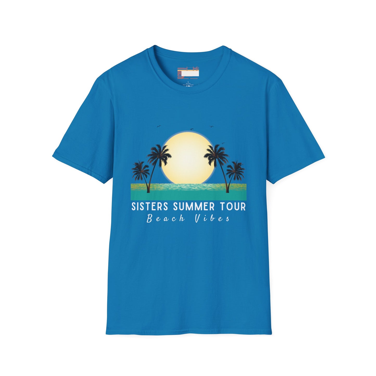 Graphic Sister Tour Comfort T-shirt, Christian Sister Outdoor Group Vacation Tees, Tees for Sisters Beach Cruise Trip