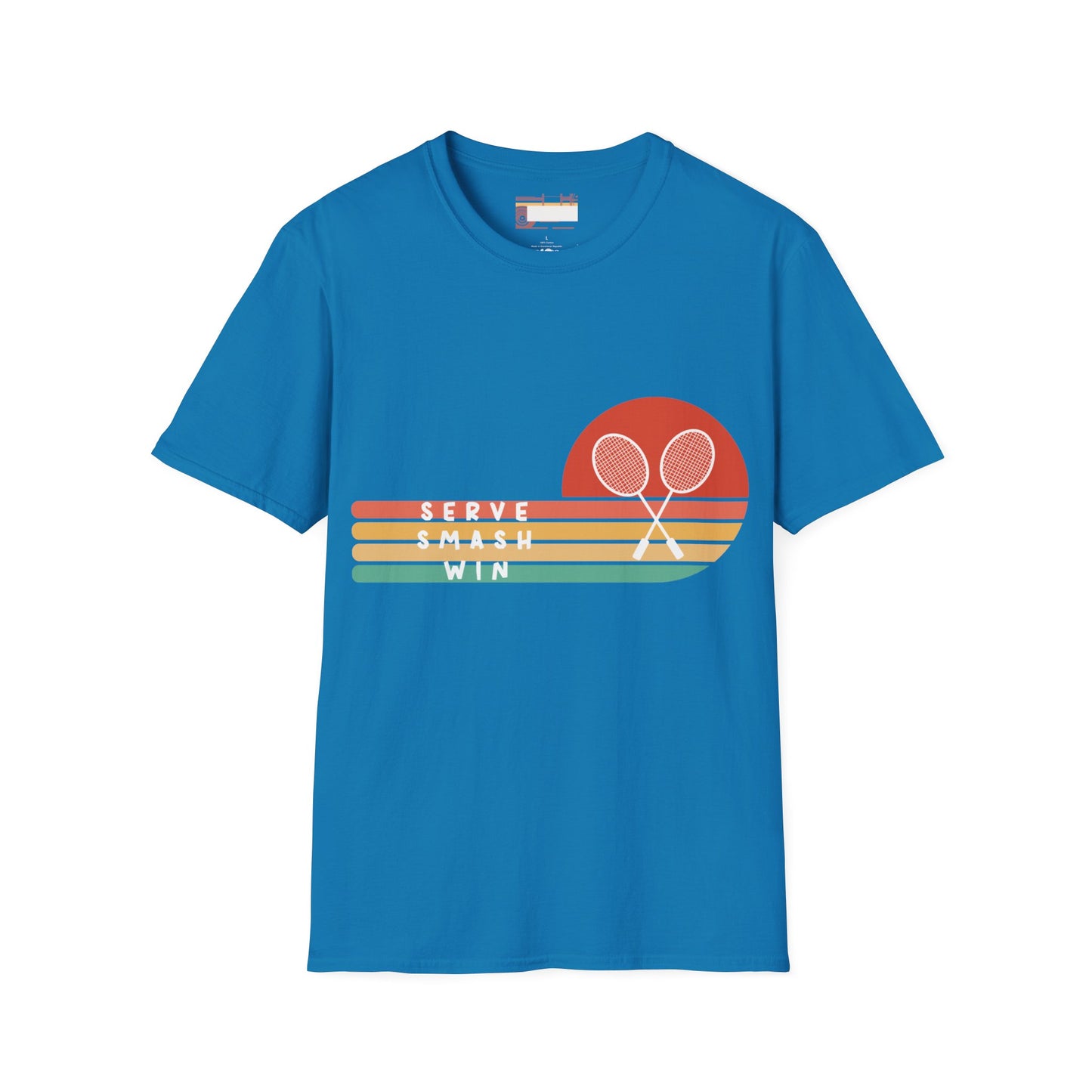 Badminton Game Day Graphic Comfort Unisex T-shirt