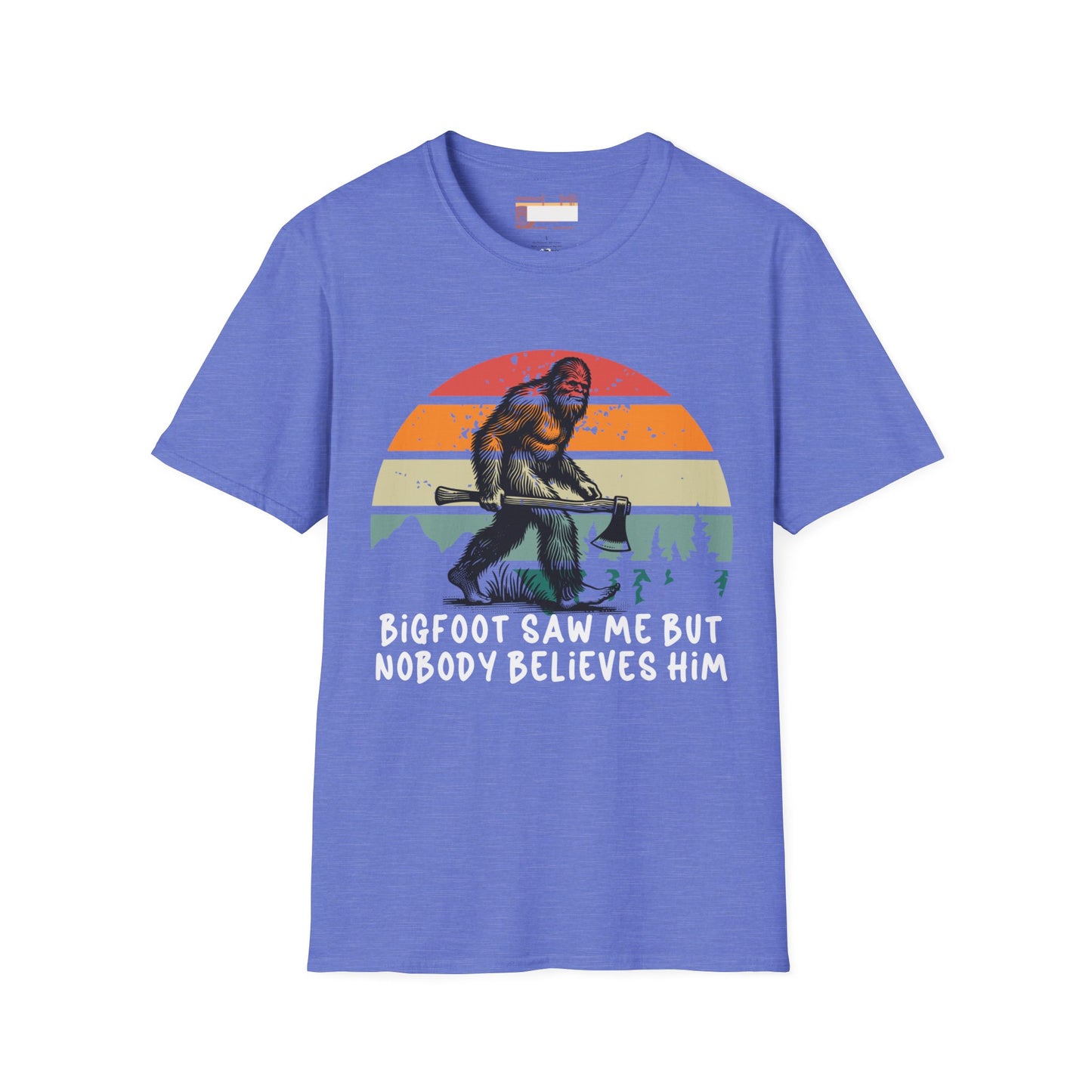 Bigfoot Hiking Lovers Hiking Buddy Camping Graphic Comfort Unisex T-shirt