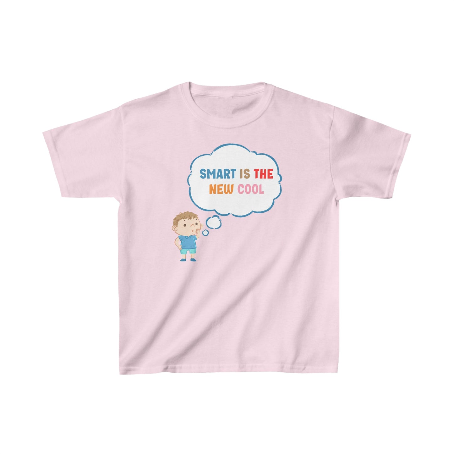 Unisex Kids Smart is The New Cool Ultimate Comfort T-Shirts