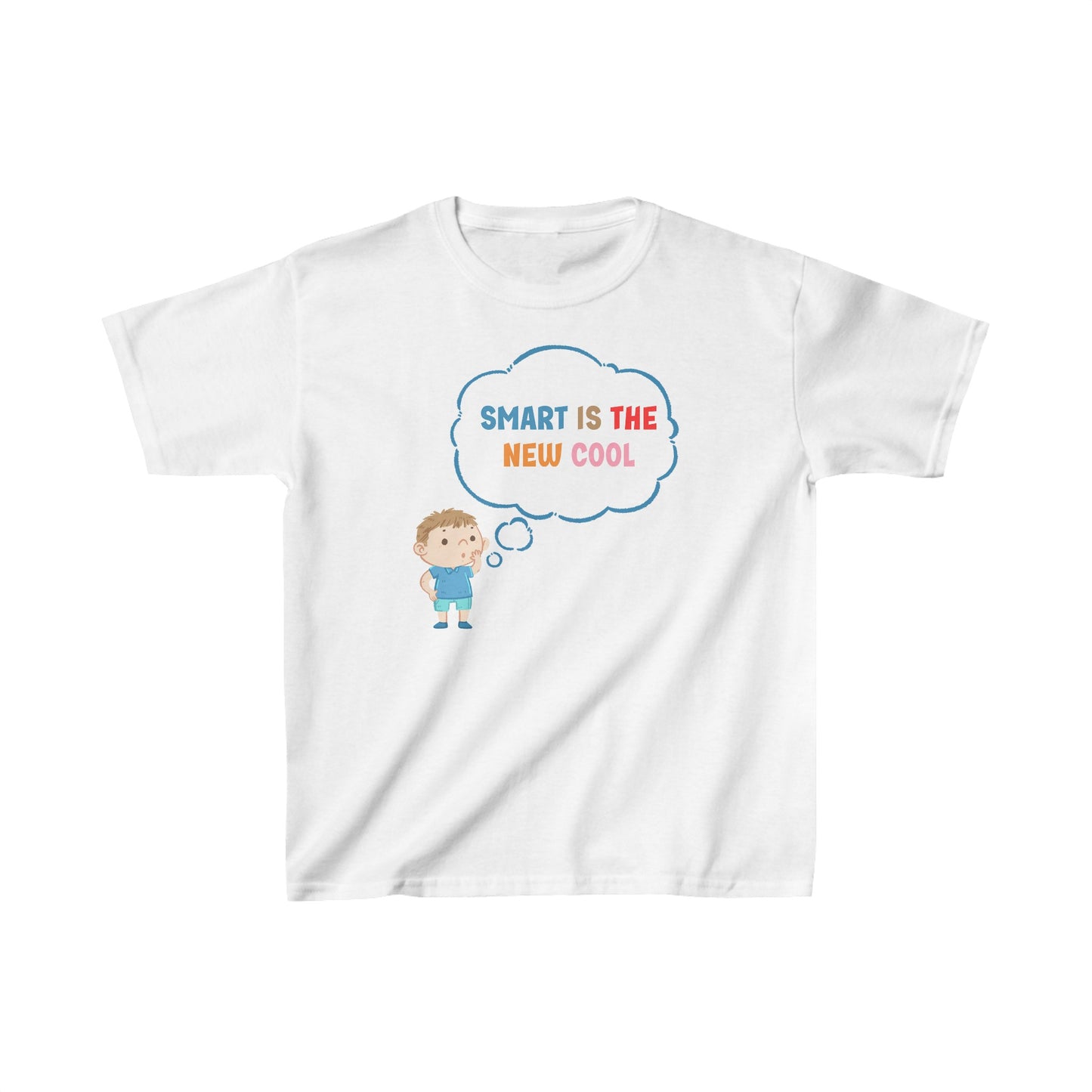 Unisex Kids Smart is The New Cool Ultimate Comfort T-Shirts