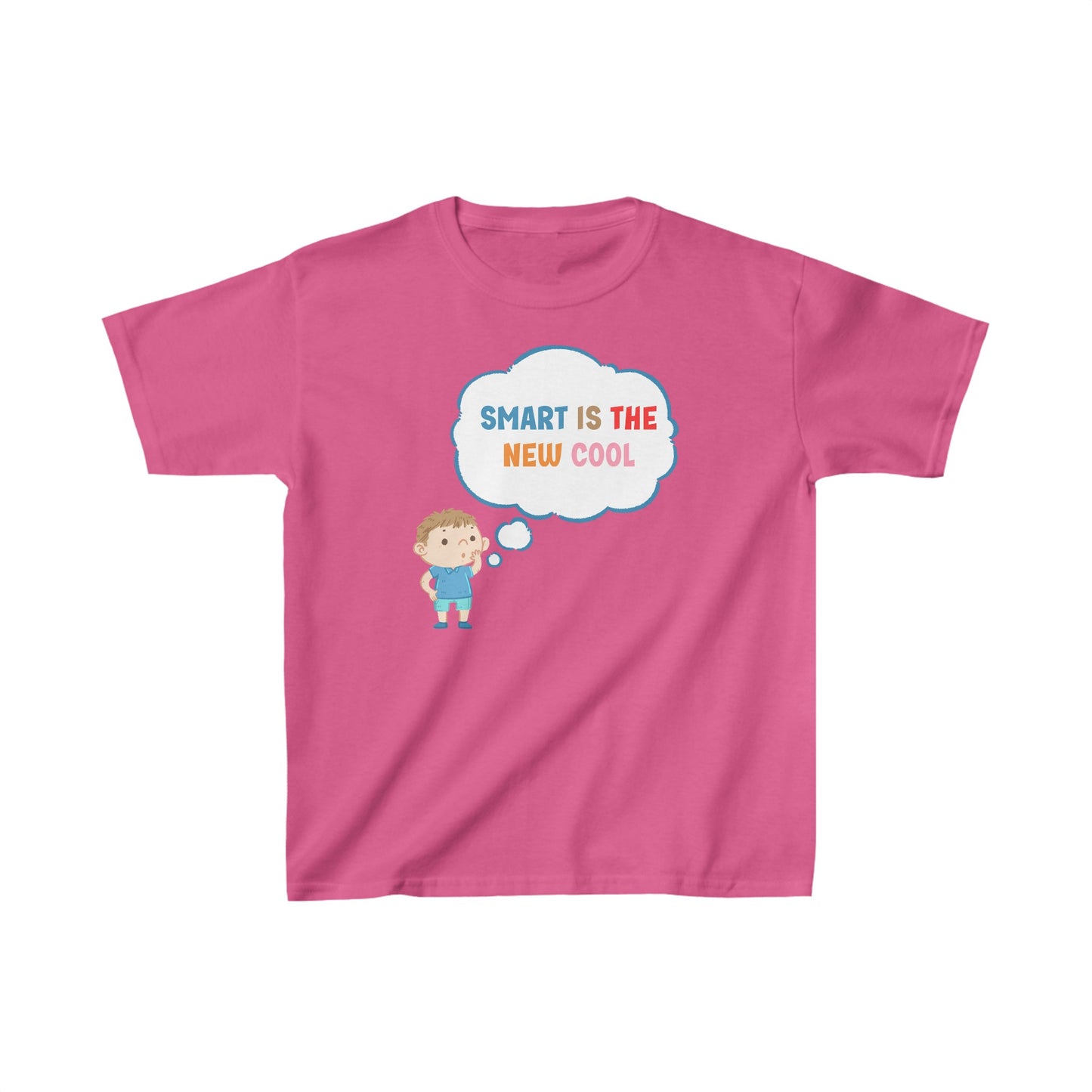 Unisex Kids Smart is The New Cool Ultimate Comfort T-Shirts