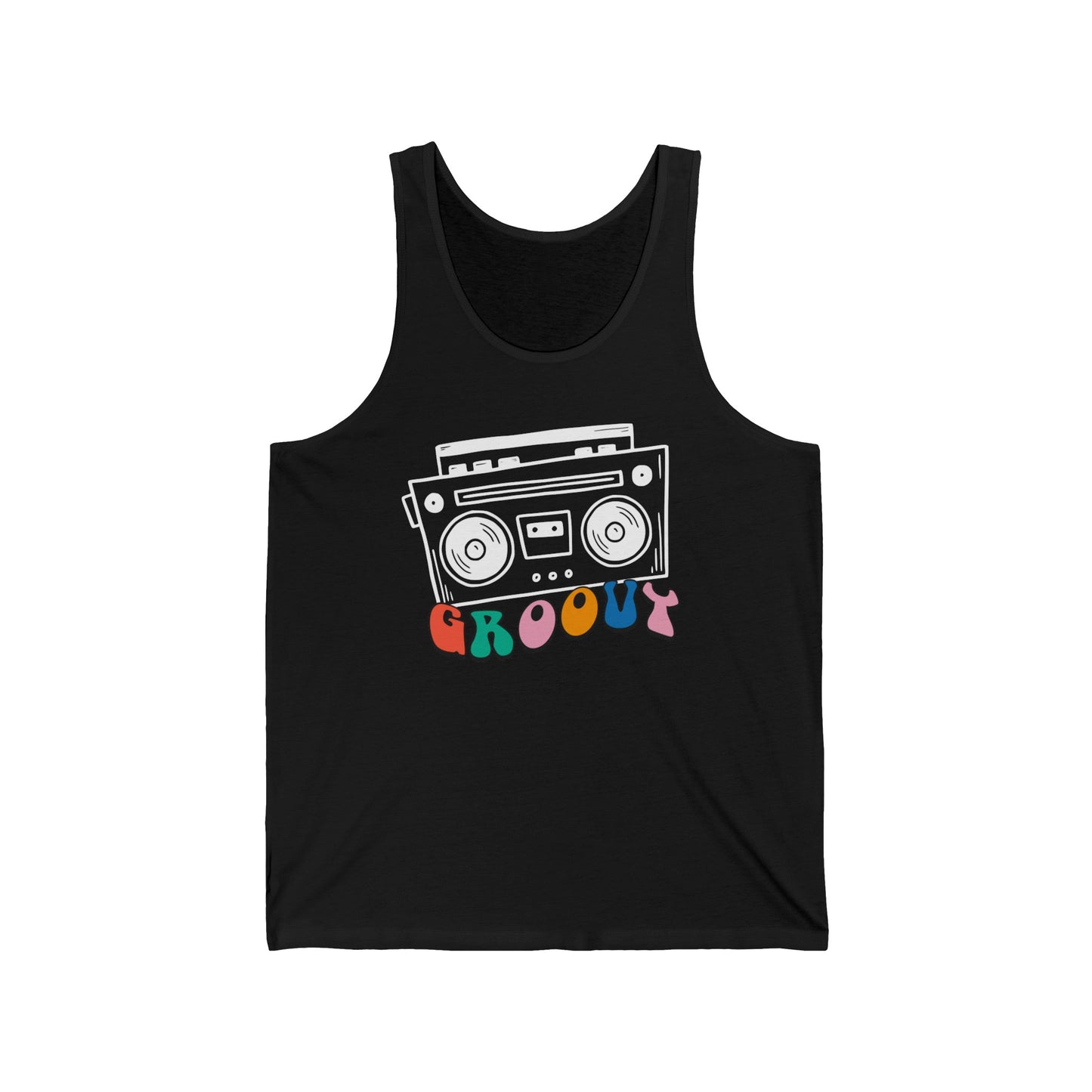 Groovy Retro Vintage Graphic Ultimate Comfort Styled Unisex Tank Top
