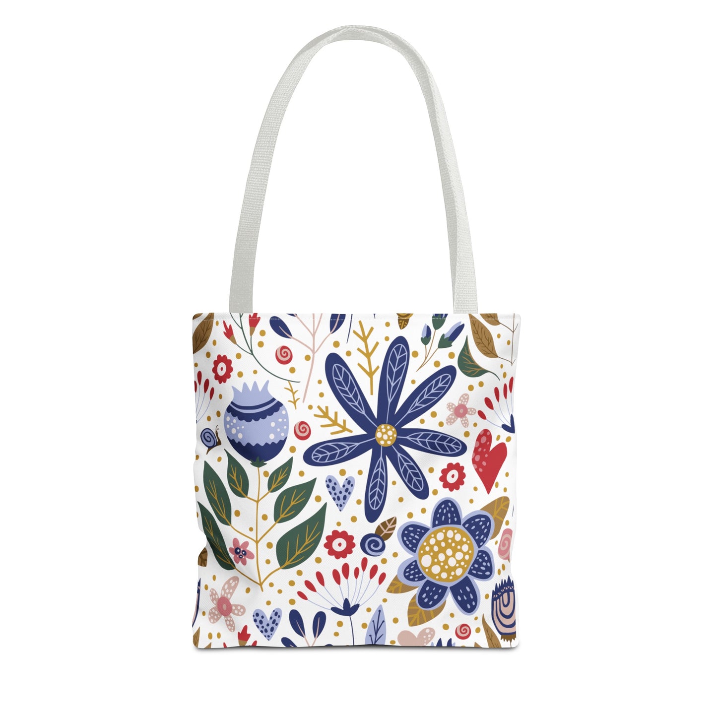 Summer Graphic Wild Flower Tote Bag