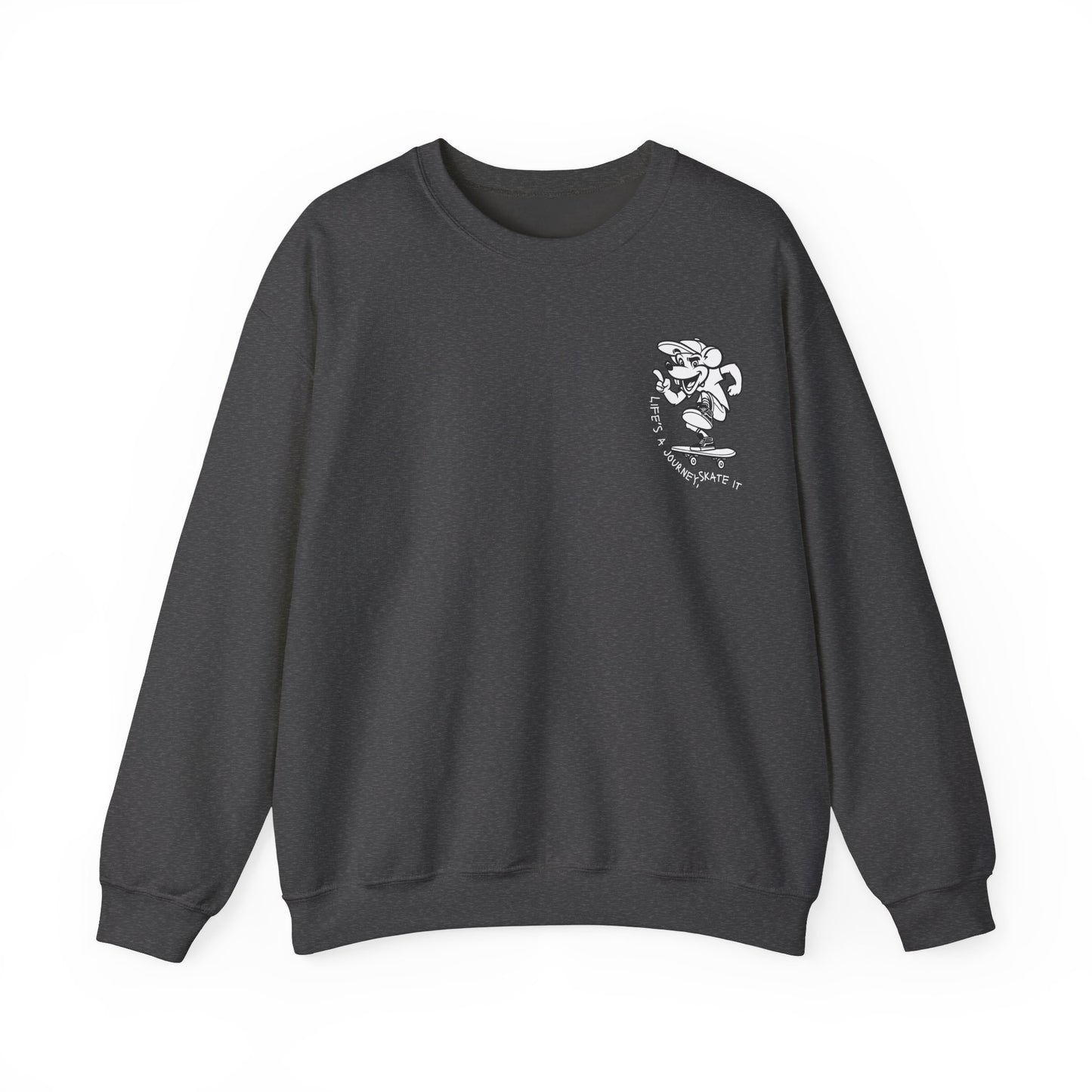 Graphic Designed Minimalist Skateboard Skate Board Lover Crewneck Sweatshirt