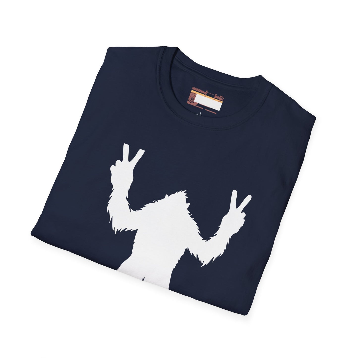 Graphic Designed Minimalist Big Foot Peace Sign Unisex Comfort Styled T-shirts
