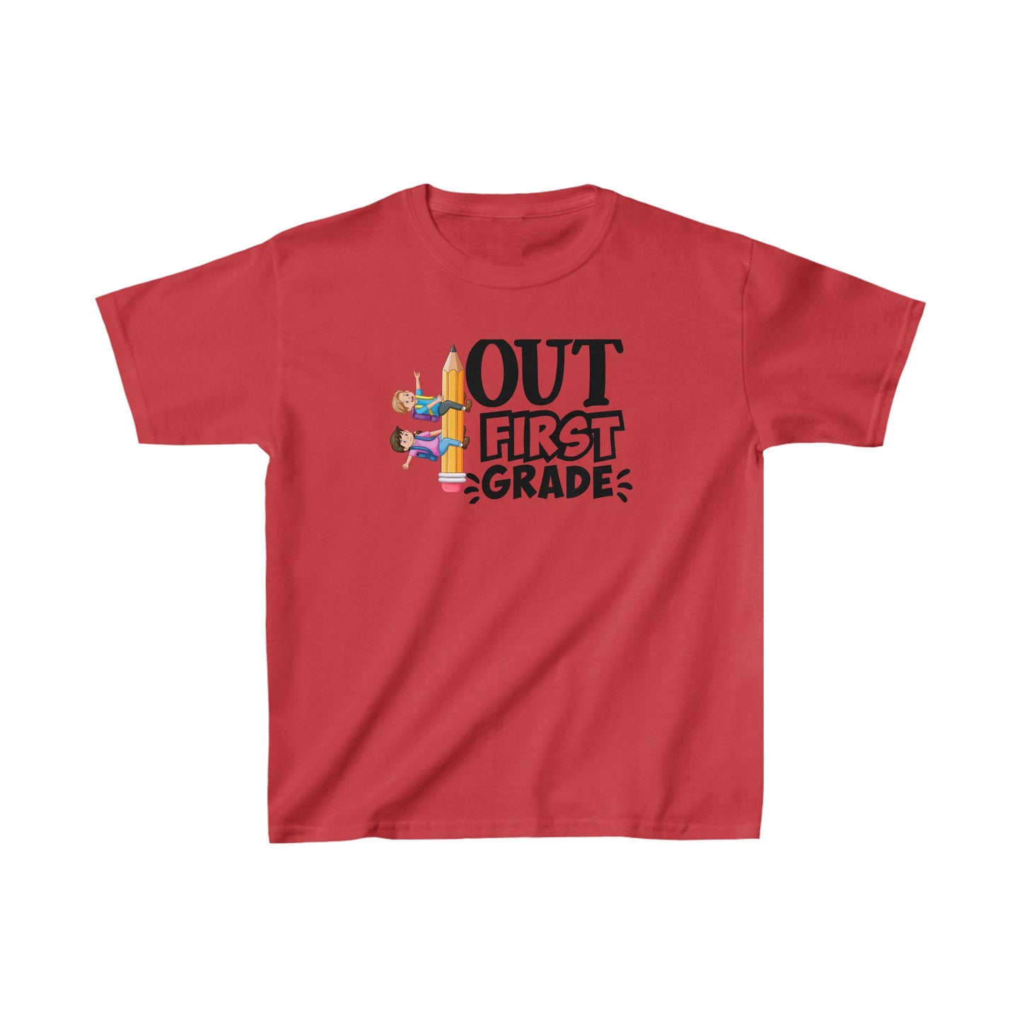 Unisex Kids Out First Grade Ultimate Comfort T-Shirts