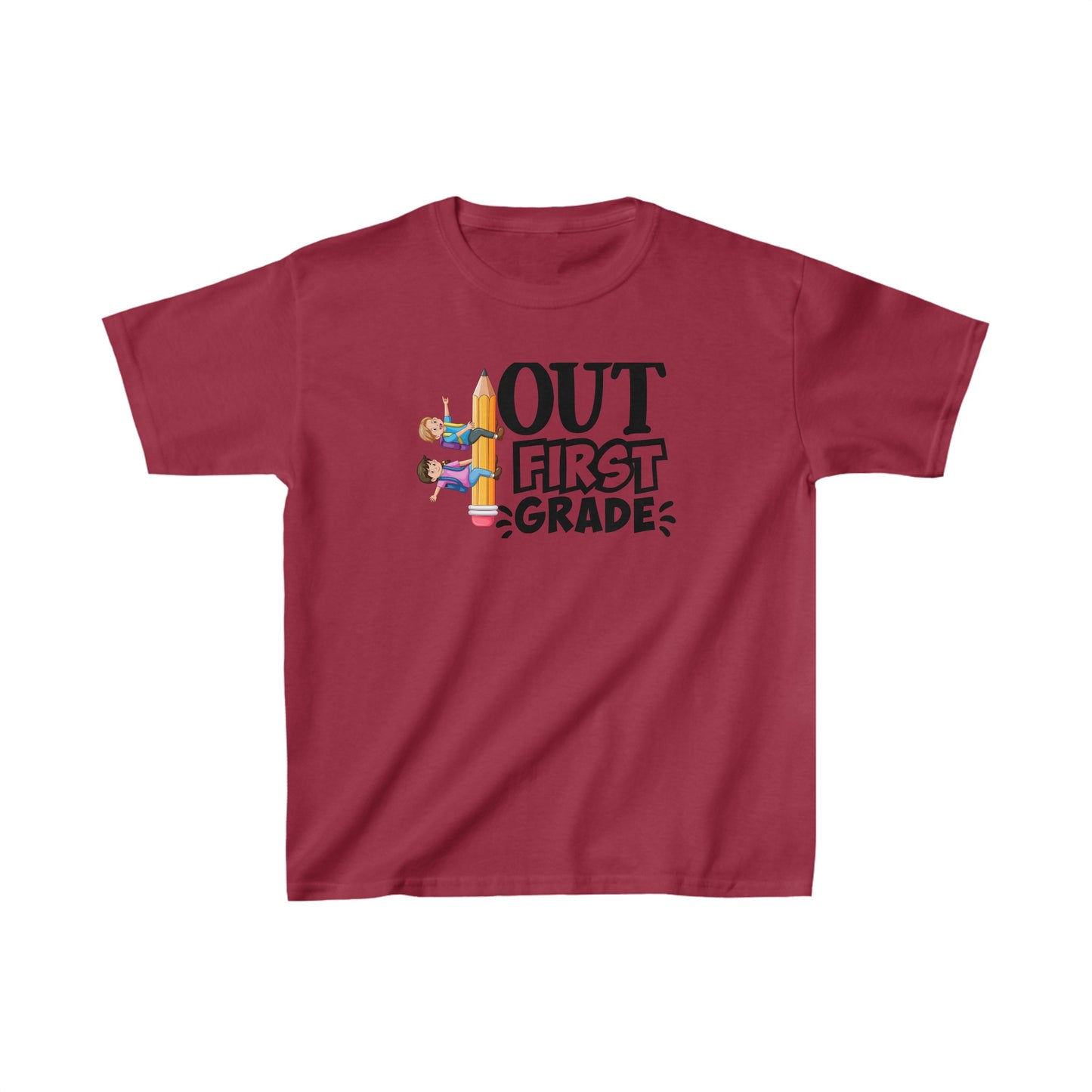 Unisex Kids Out First Grade Ultimate Comfort T-Shirts