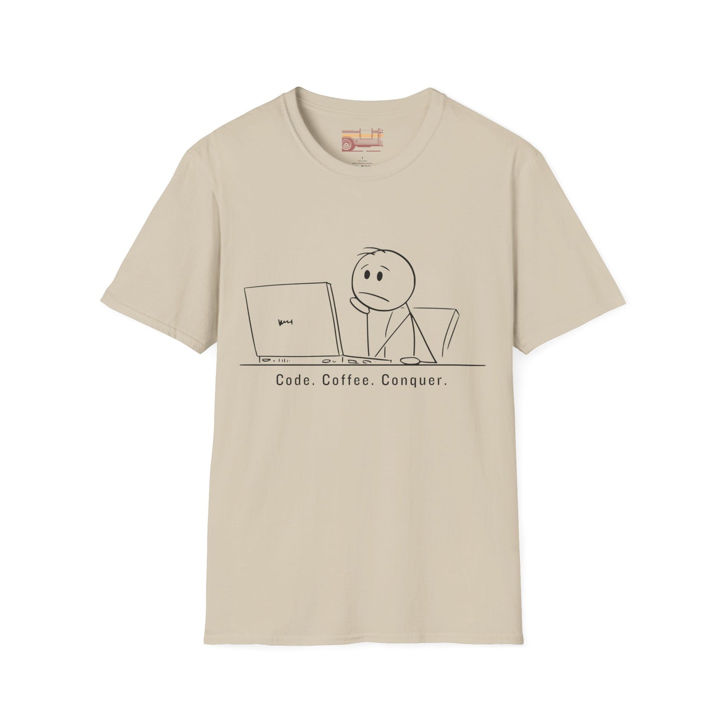 Minimalist Cartoon Character Graphic Urban Ultimate Comfort Unisex T-shirt