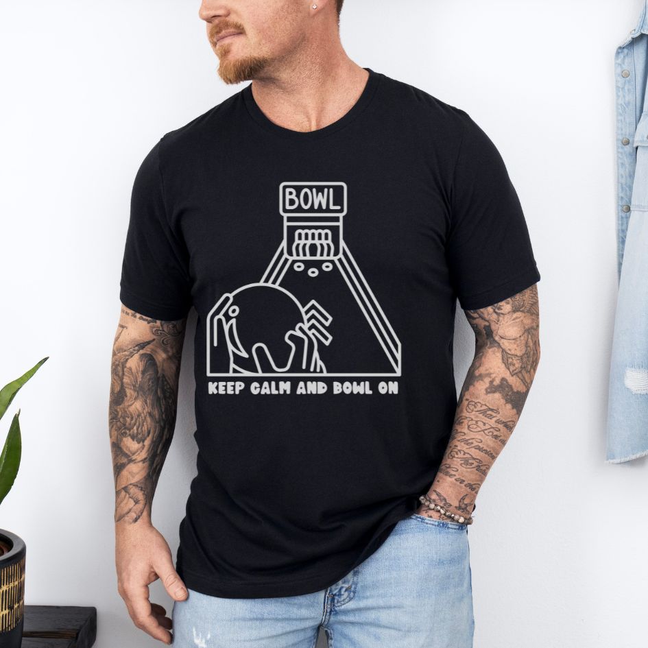 Retro Bowling Champion Bowling King Graphic Comfort Unisex T-shirt
