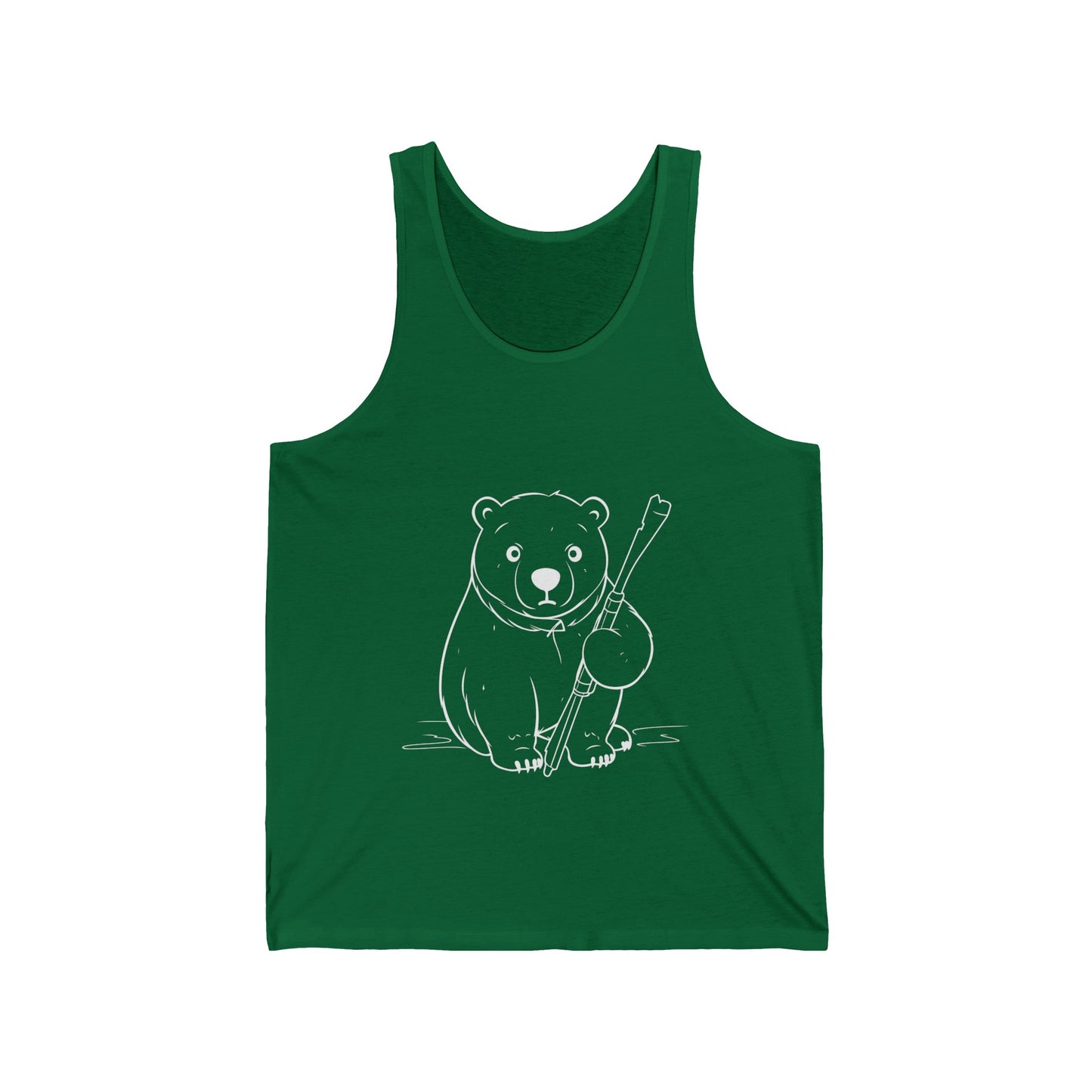 Ultimate Comfort Styled Bear Unisex Summer Tank Top