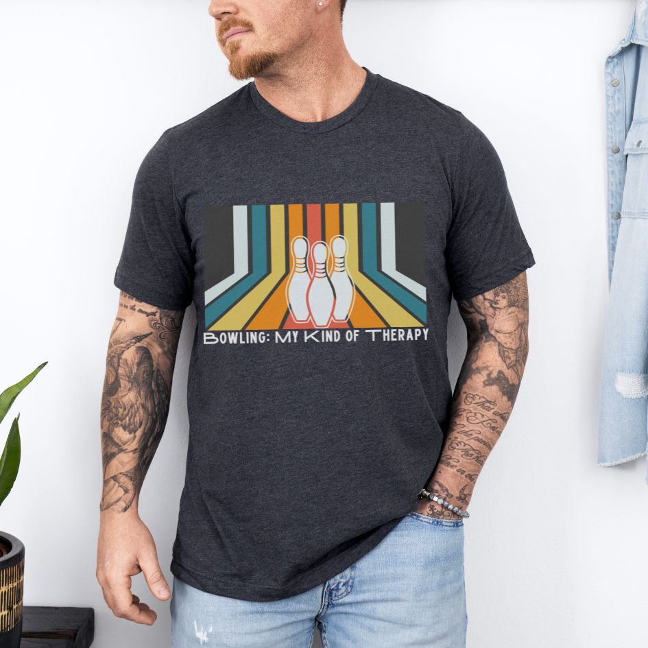 Retro Bowling Champion Bowling King Graphic Comfort Unisex T-shirt