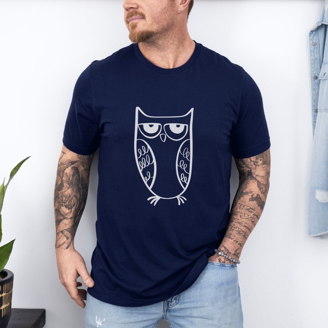 Graphic Designed Owl Ultimate Comfort Unisex T-shirt
