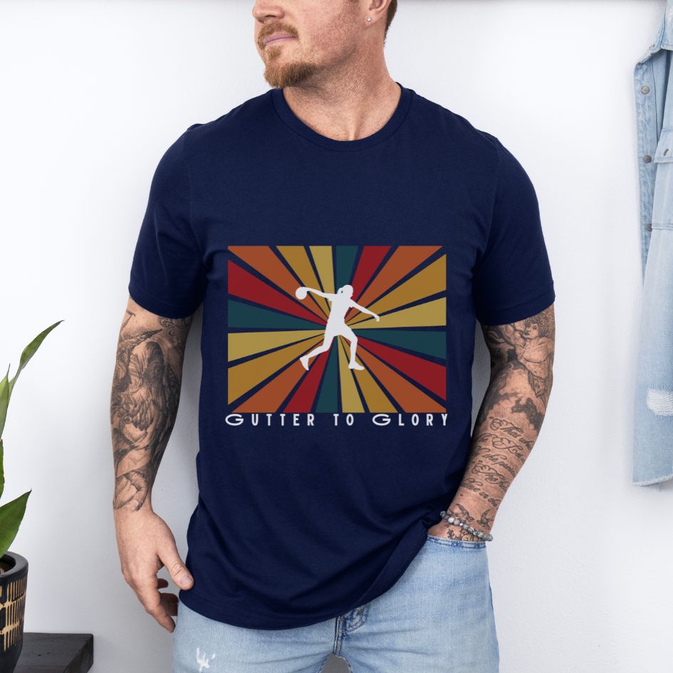 Retro Bowling Champion Bowling King Gutter To Glory Graphic Comfort Unisex T-shirt
