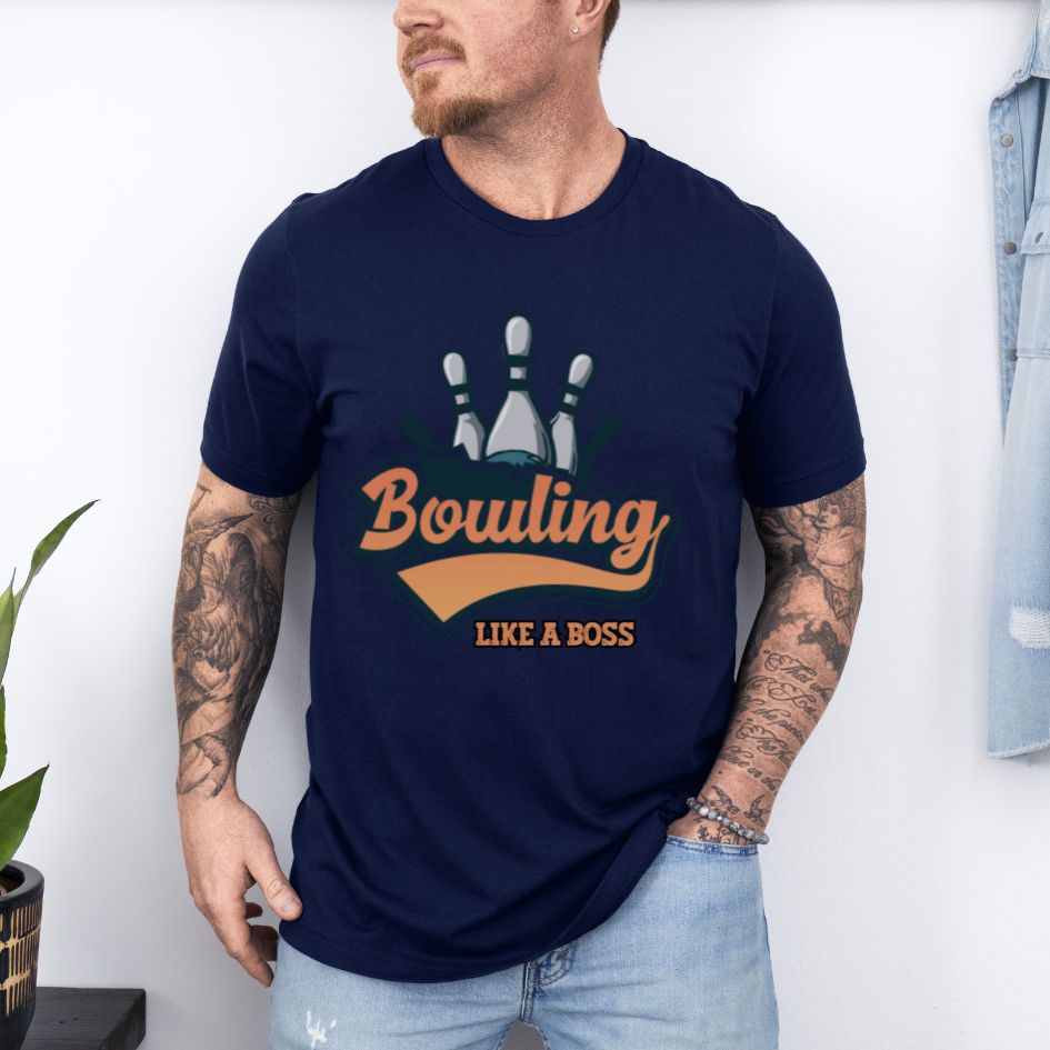 Retro Bowling Champion Bowling King Graphic Comfort Unisex T-shirt