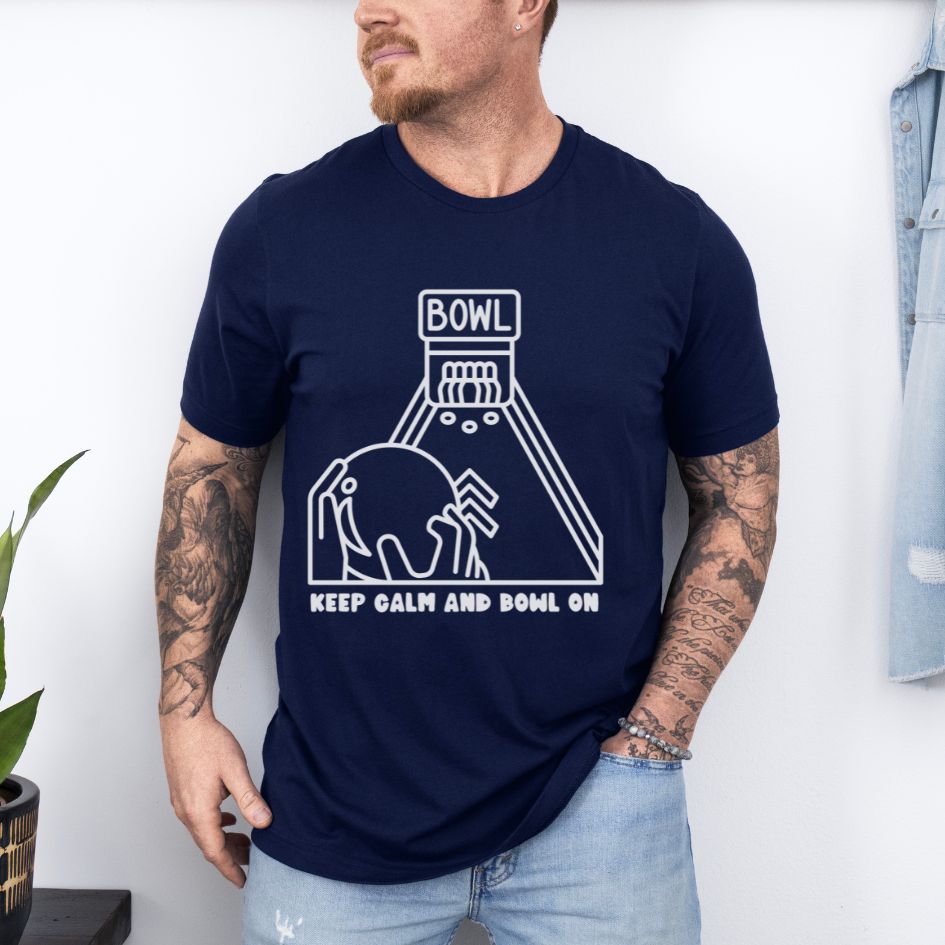 Retro Bowling Champion Bowling King Graphic Comfort Unisex T-shirt