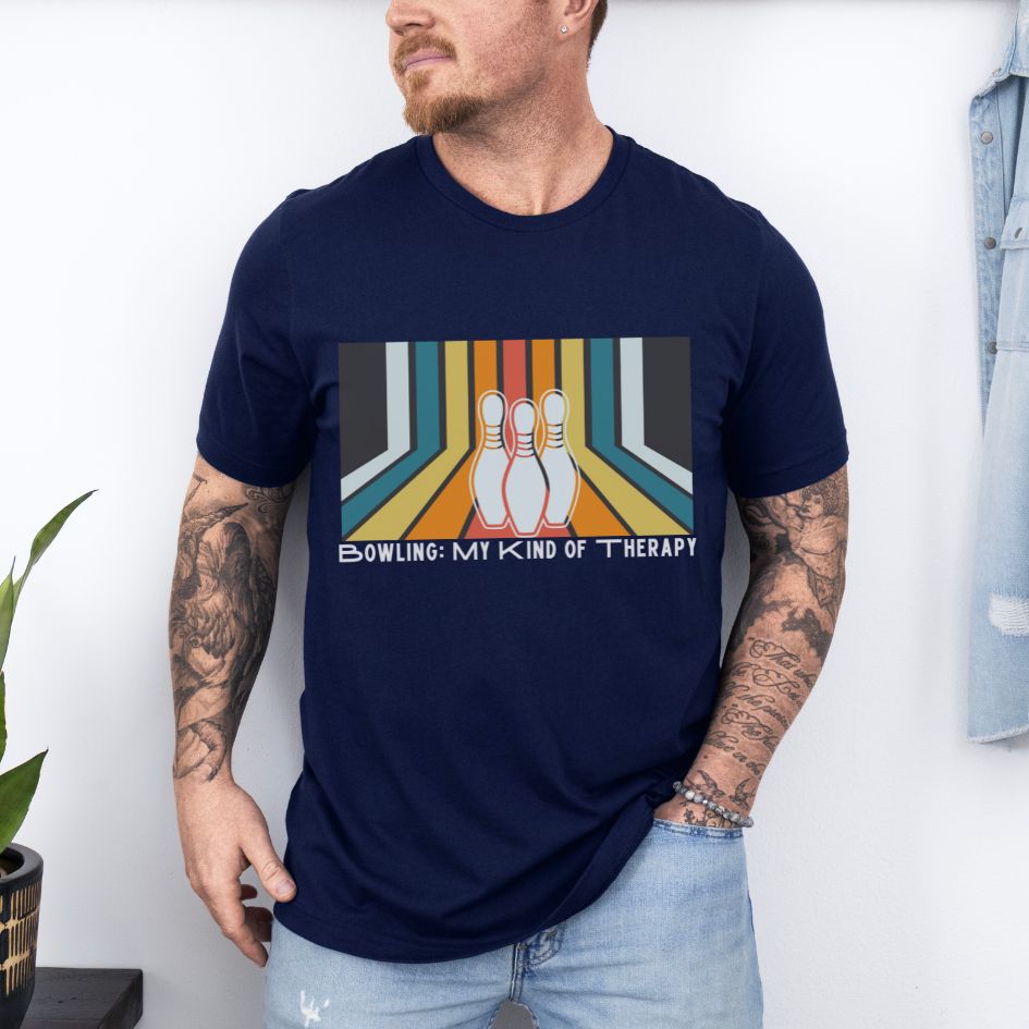 Retro Bowling Champion Bowling King Graphic Comfort Unisex T-shirt