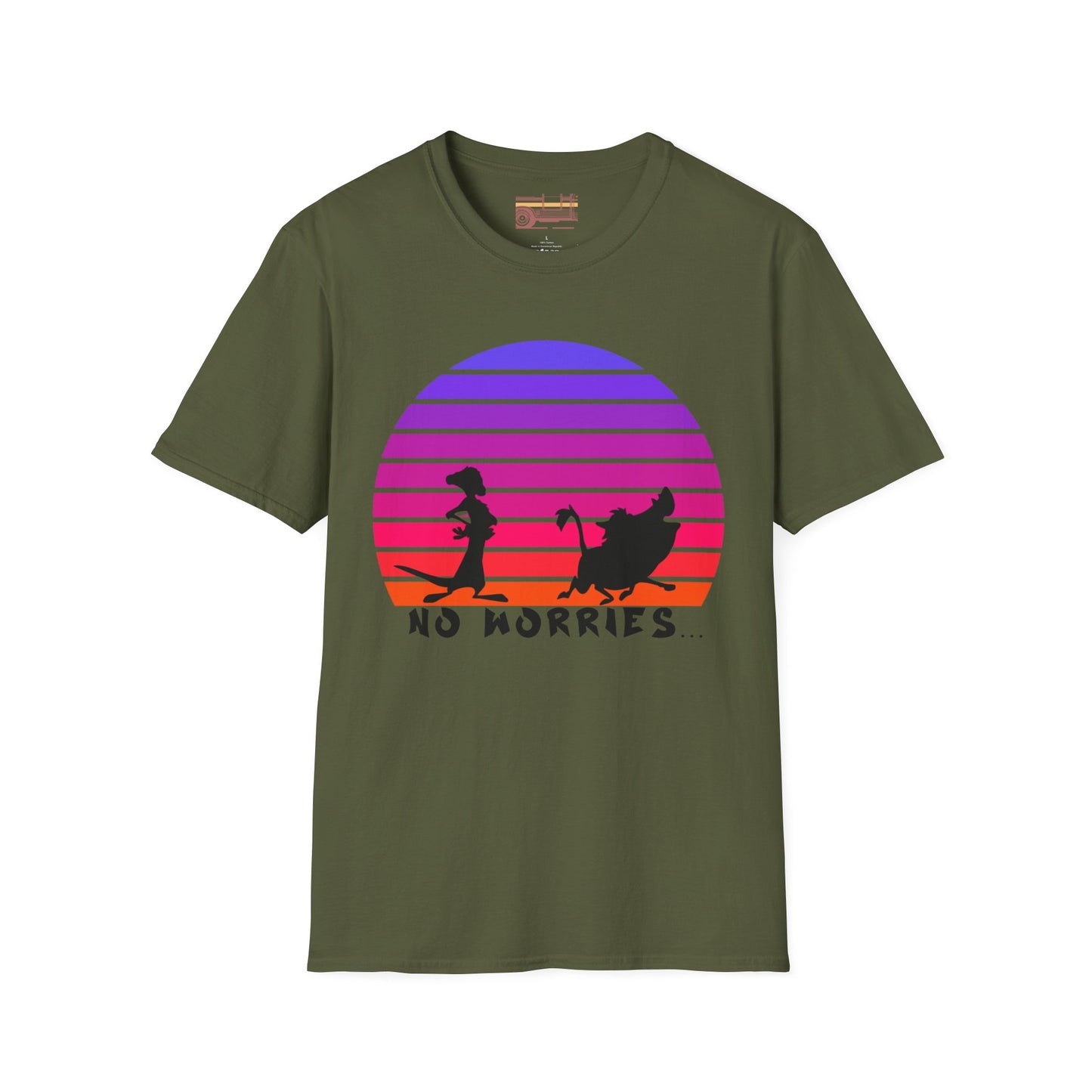 No Worries Motivation Ultimate Comfort Styled Graphic T-shirt