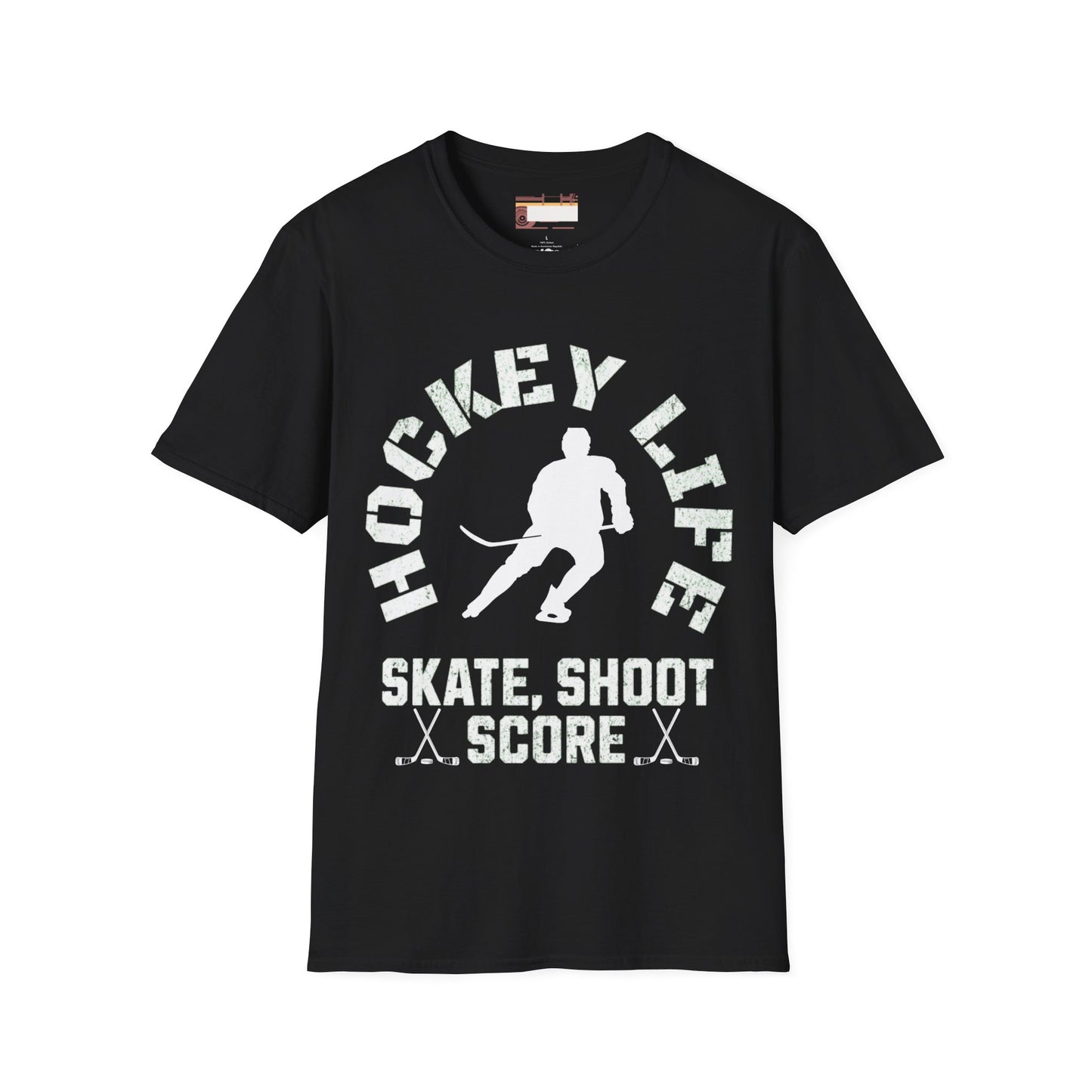 Graphic Hockey Player Unisex Comfort Styled T-shirts