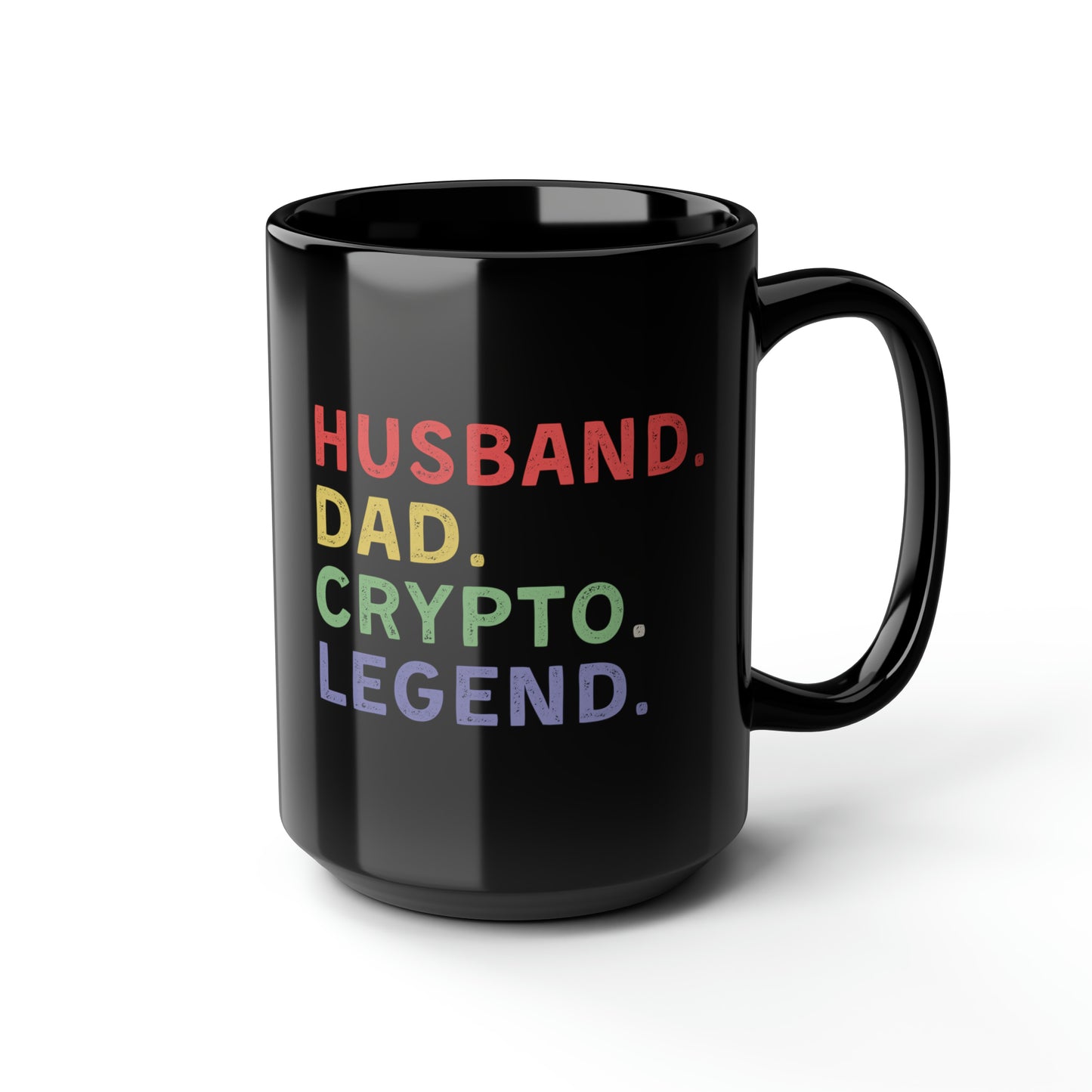 Husband Dad Crypto Legend Mug 15oz