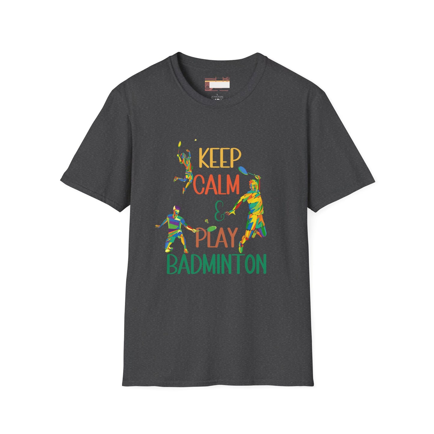 Badminton Game Day Graphic Comfort Unisex T-shirt