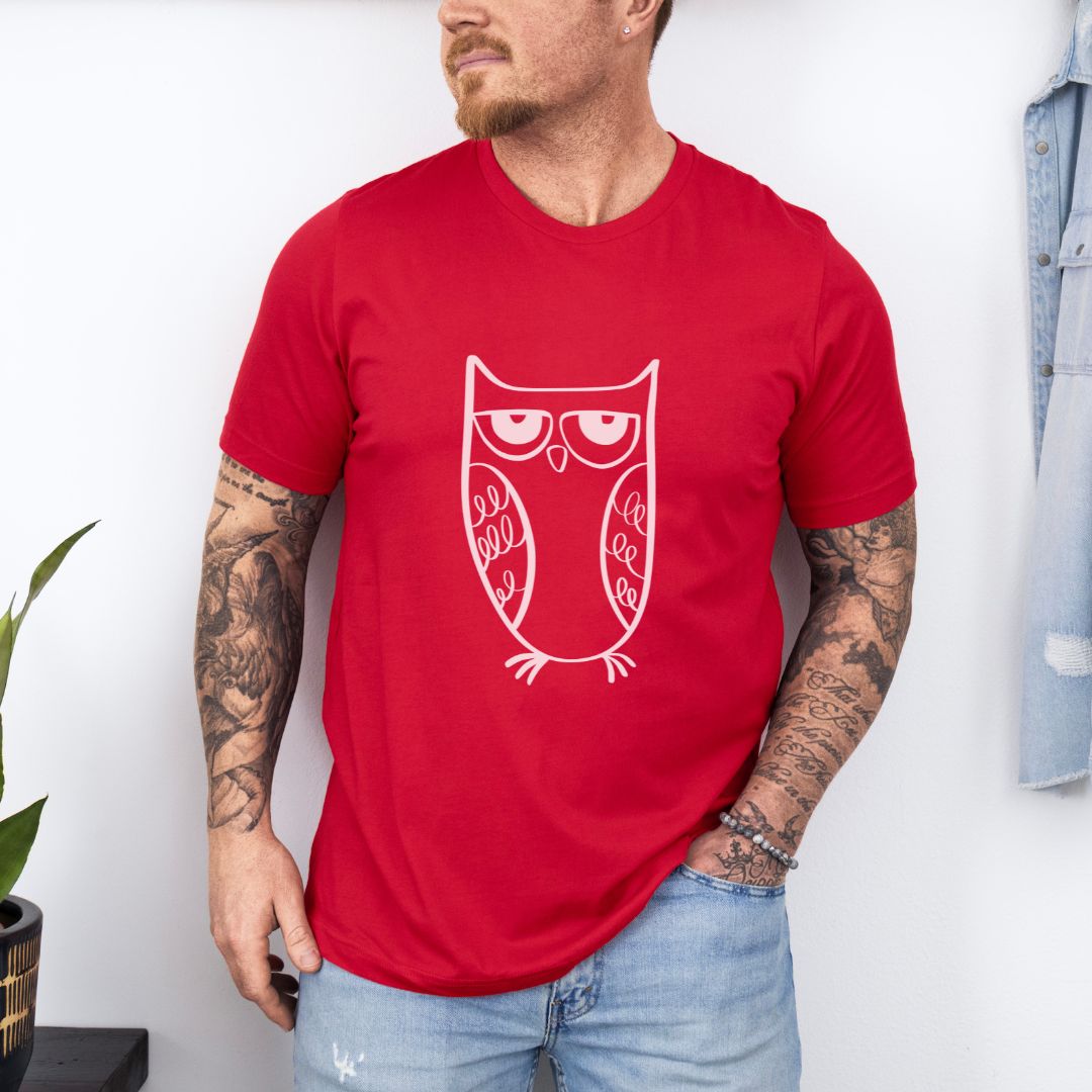 Graphic Designed Owl Ultimate Comfort Unisex T-shirt