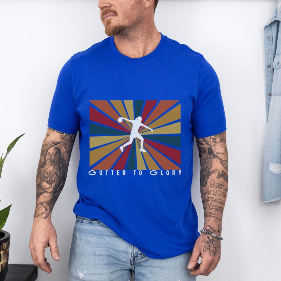Retro Bowling Champion Bowling King Gutter To Glory Graphic Comfort Unisex T-shirt