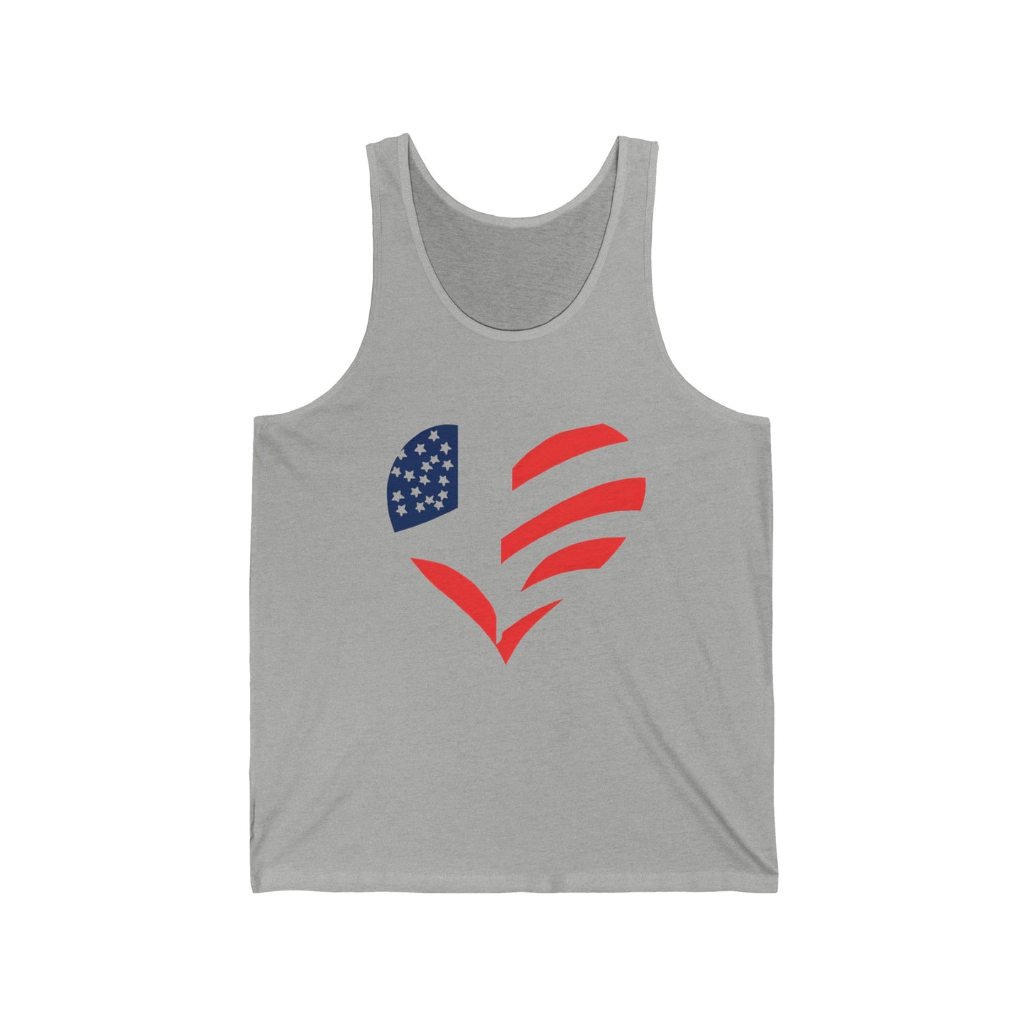 Comfort Styled Graphic American Flag Unisex Summer Tank Top