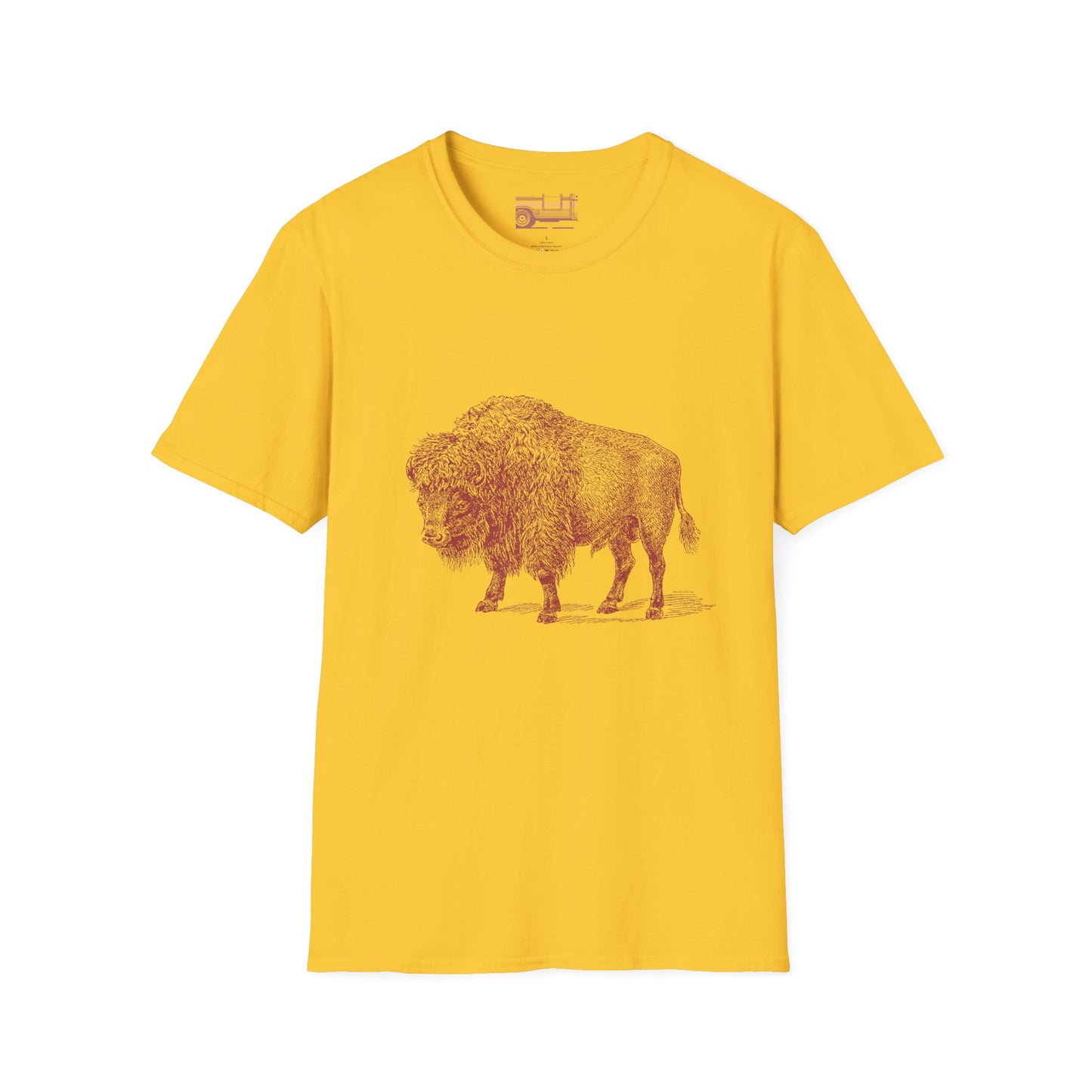 Minimalist Graphic Designed Animal Bison Ultimate Comfort Unisex T-shirt