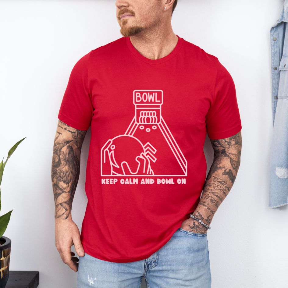 Retro Bowling Champion Bowling King Graphic Comfort Unisex T-shirt