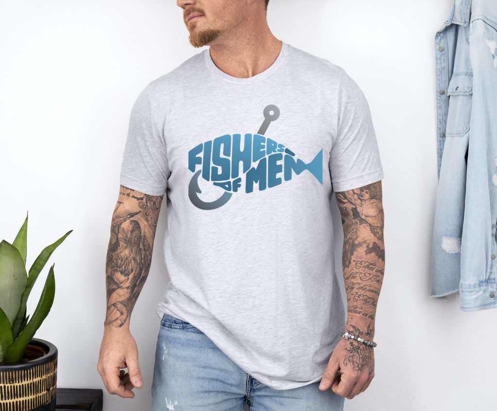 Christian Gospel Unisex Bible Verse Fishers Of Men Graphic Shirt