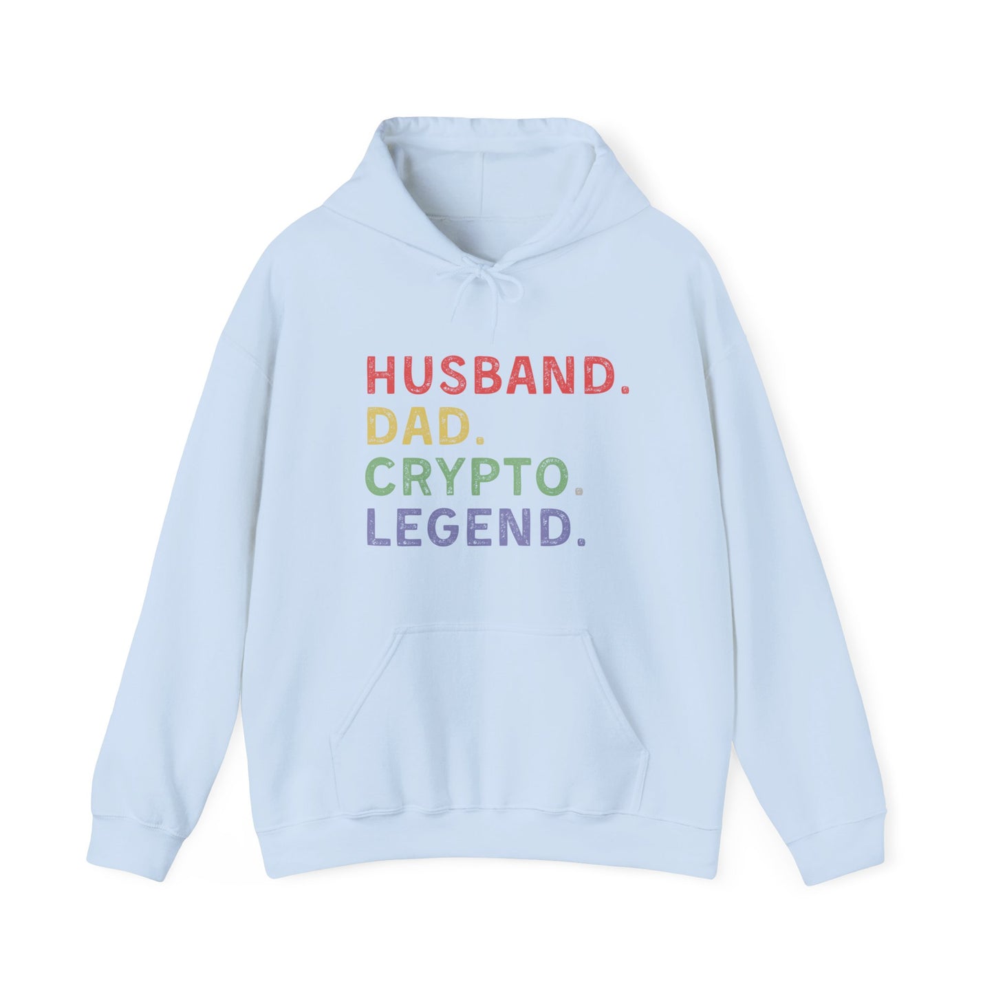 Husband Dad Crypto Legend Ultimate Comfort Unisex Hoodie