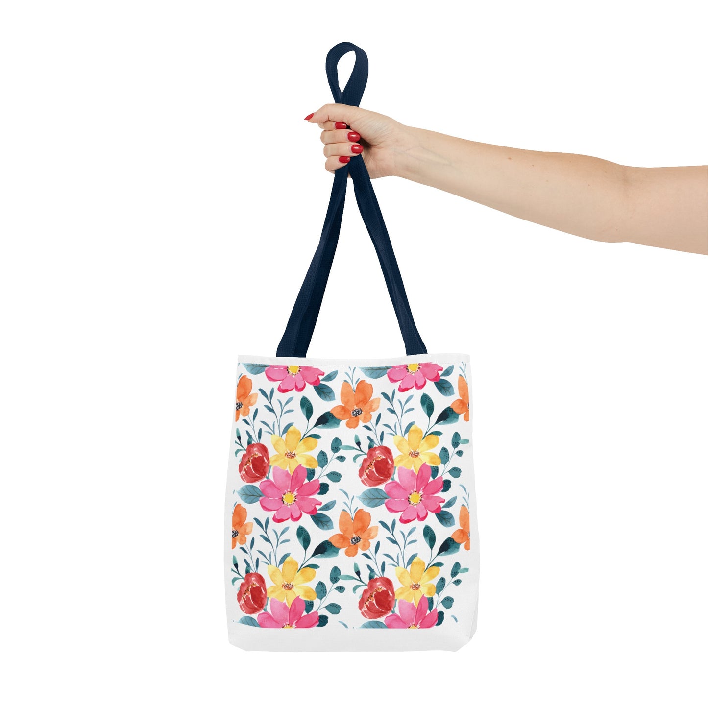 Summer Graphic Wild Flower Tote Bag