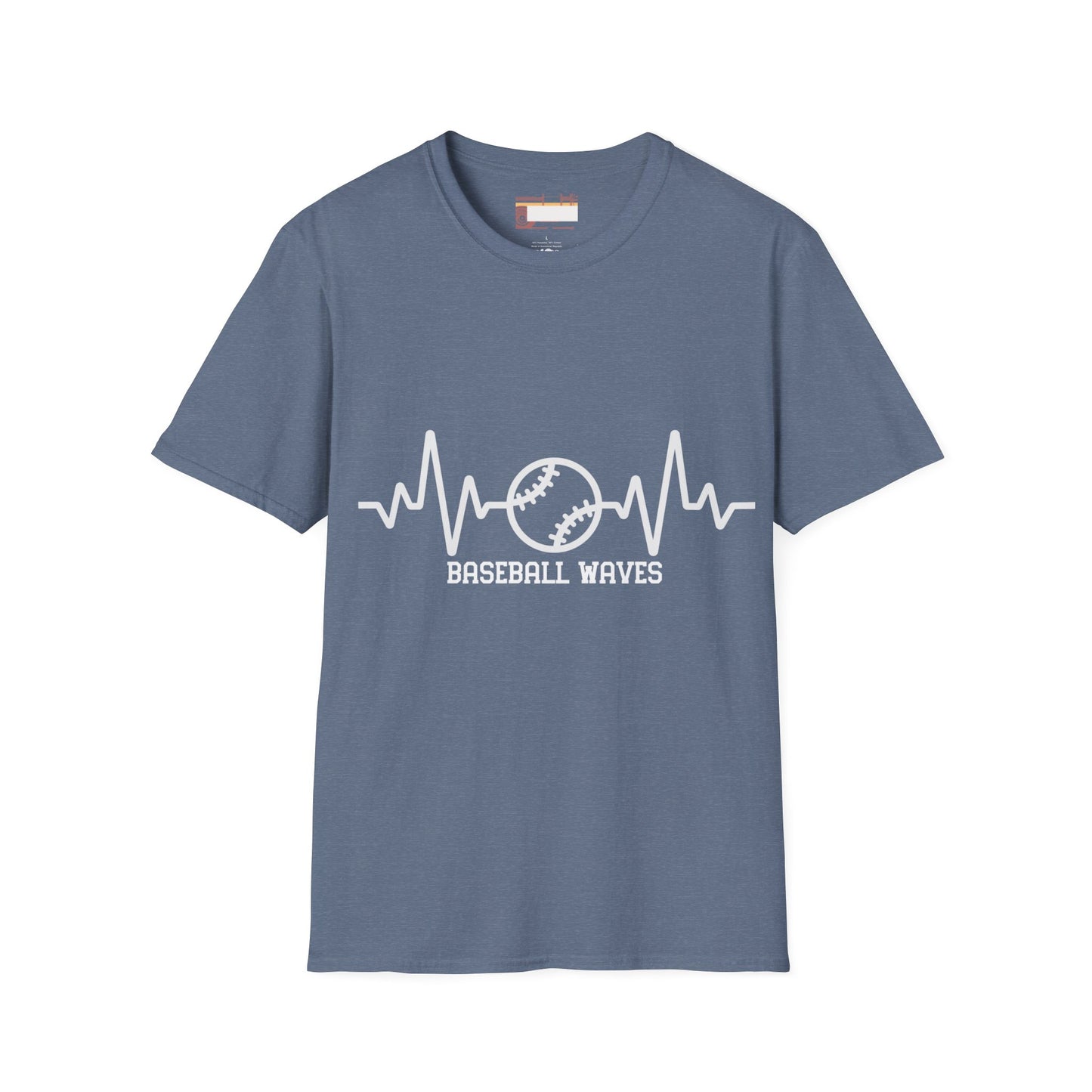 Graphic Baseball Waves Baseball Fan Unisex Comfort T-shirt