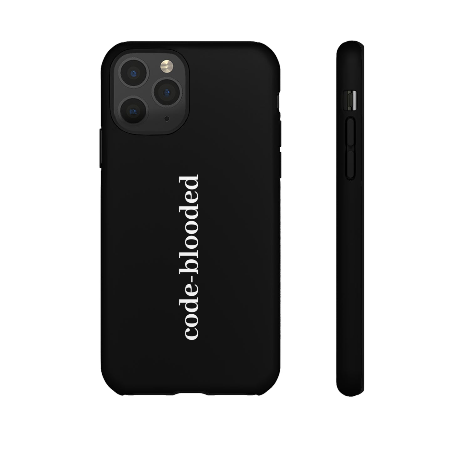 Code Blooded (Technology Programmers) iPhone Case