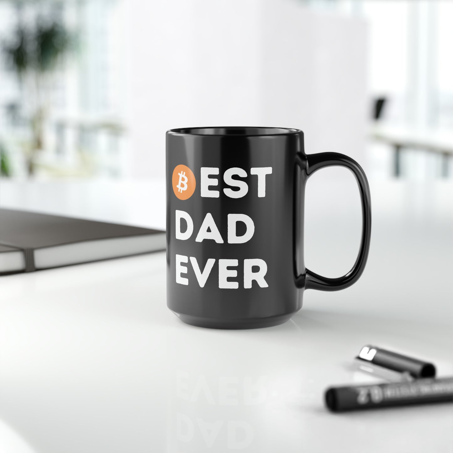 Best Dad Ever (Bitcoin, Crypto) Mug 15oz