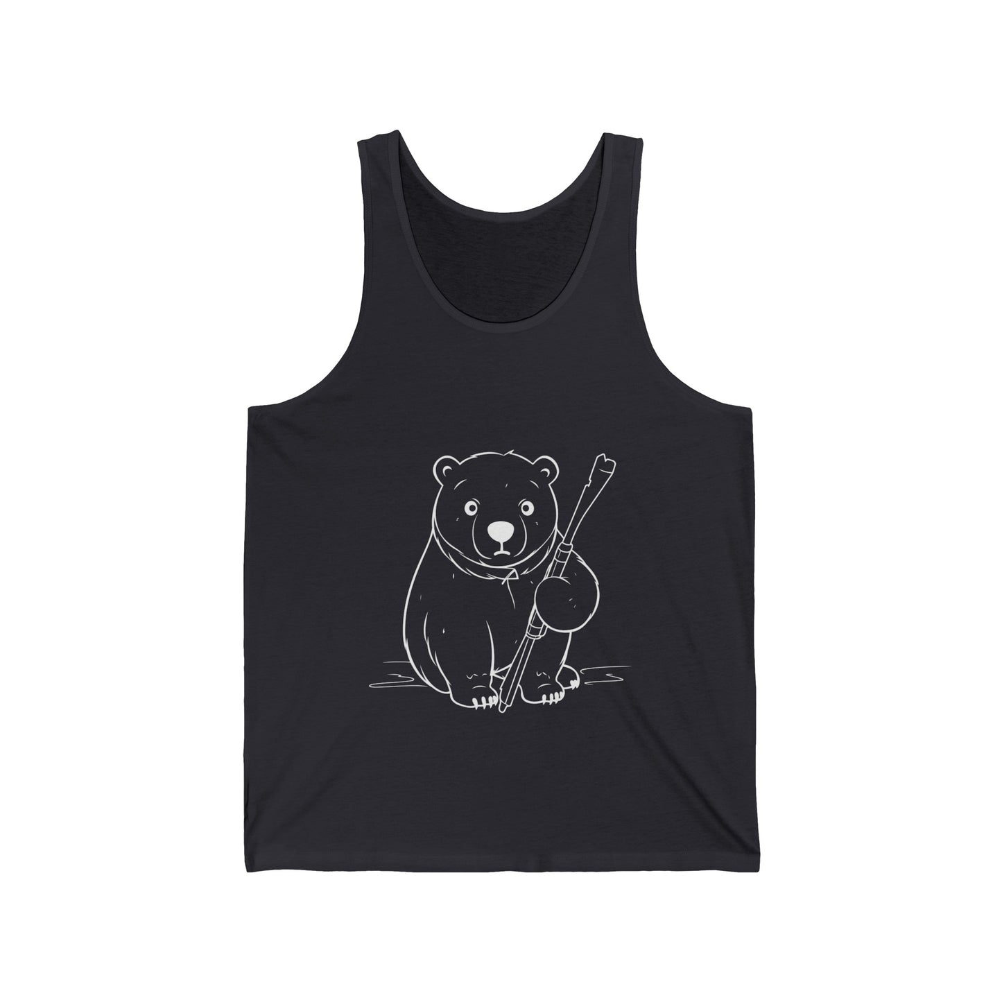 Ultimate Comfort Styled Bear Unisex Summer Tank Top