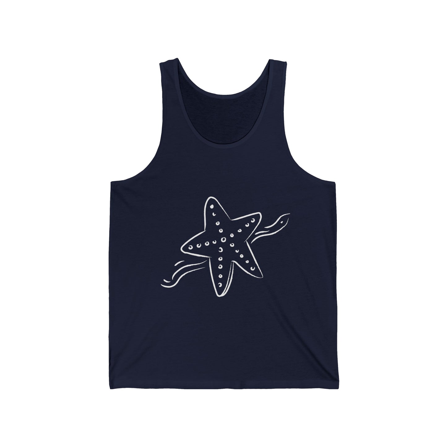 Starfish Beach Lovers Ultimate Comfort Styled Funny Unisex Summer Tank Top