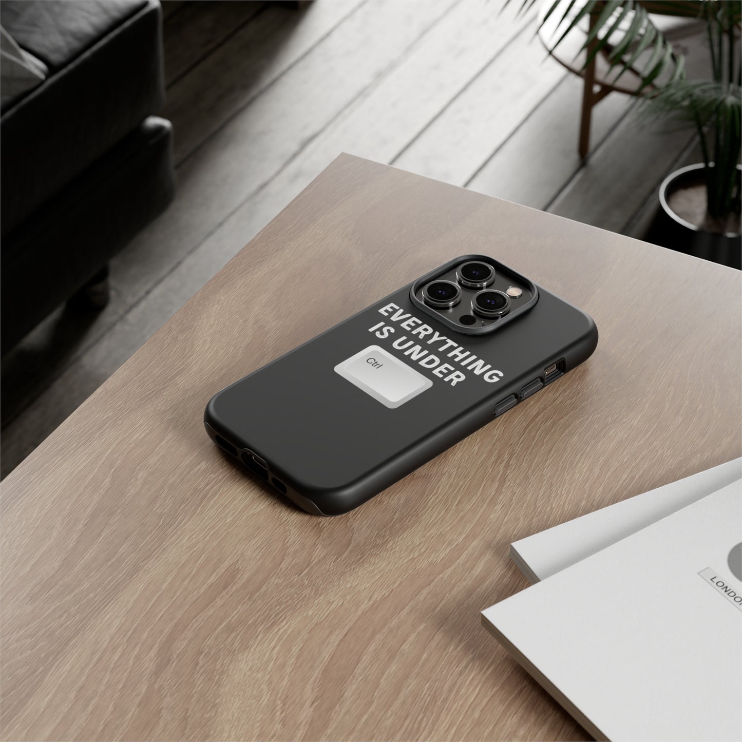 Everything Is Under Ctrl iPhone Case