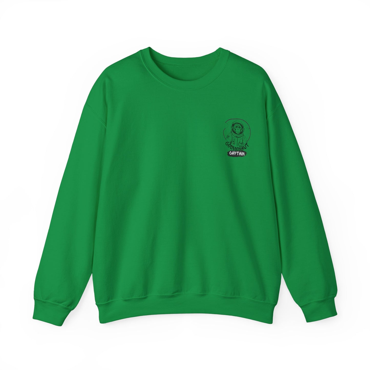 Graphic Designed Minimalist Cosmonaut Crewneck Sweatshirt