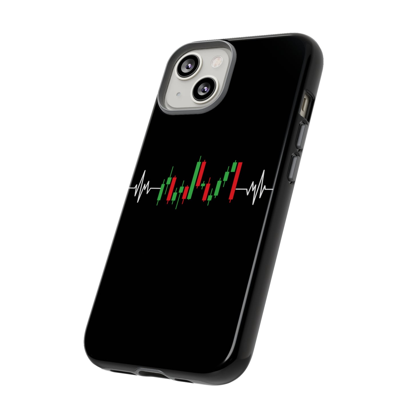 Bearish And Bullish Chart Candles (Stock Market) iPhone Case