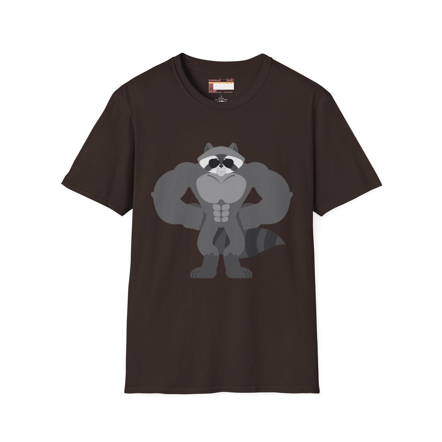 Graphic Designed Minimalist Racoon Unisex Comfort Styled T-shirts