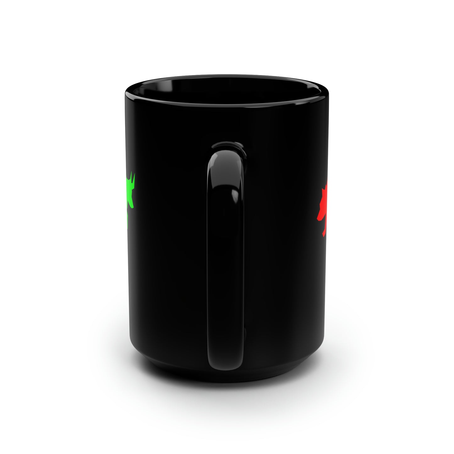 Bullish And Bearish (Stock Market) Black Mug 15oz
