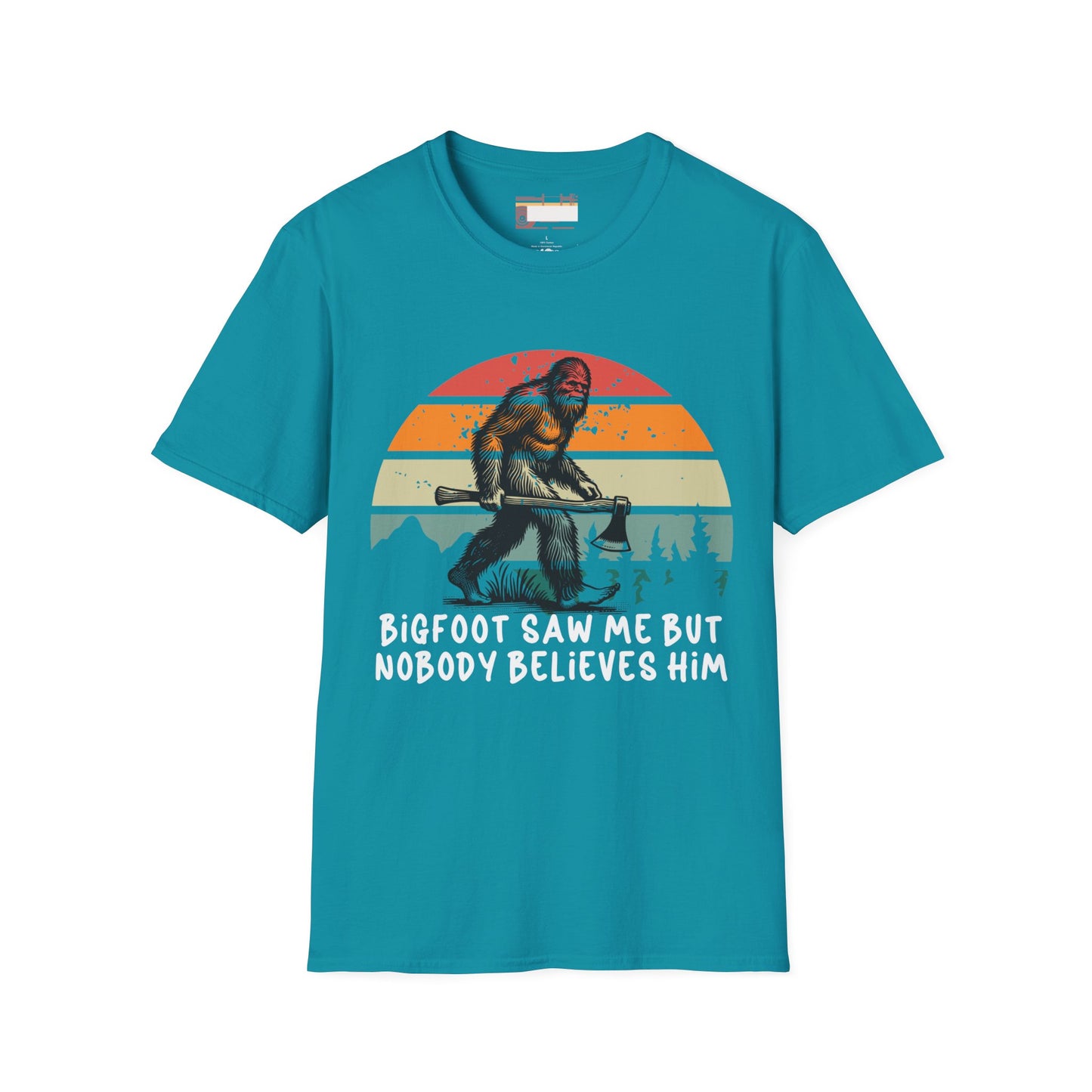 Bigfoot Hiking Lovers Hiking Buddy Camping Graphic Comfort Unisex T-shirt
