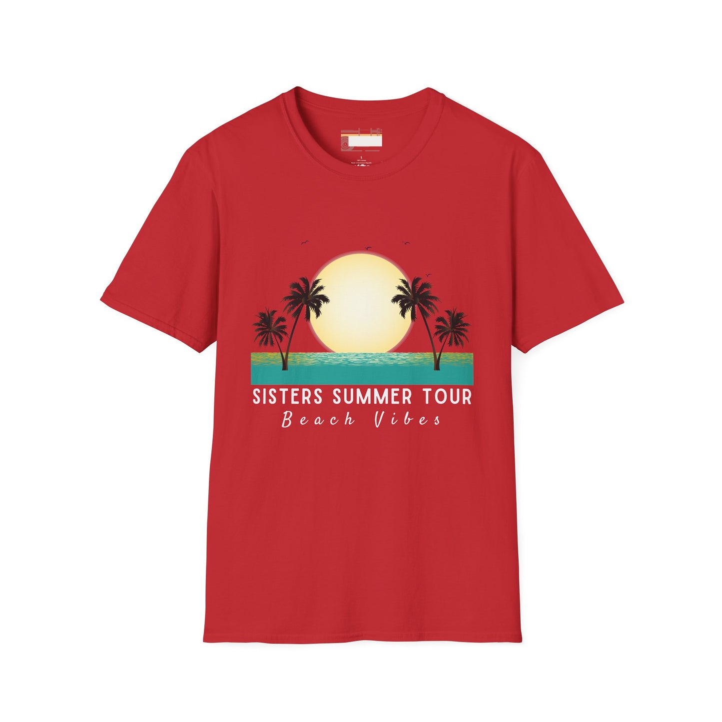 Graphic Sister Tour Comfort T-shirt, Christian Sister Outdoor Group Vacation Tees, Tees for Sisters Beach Cruise Trip