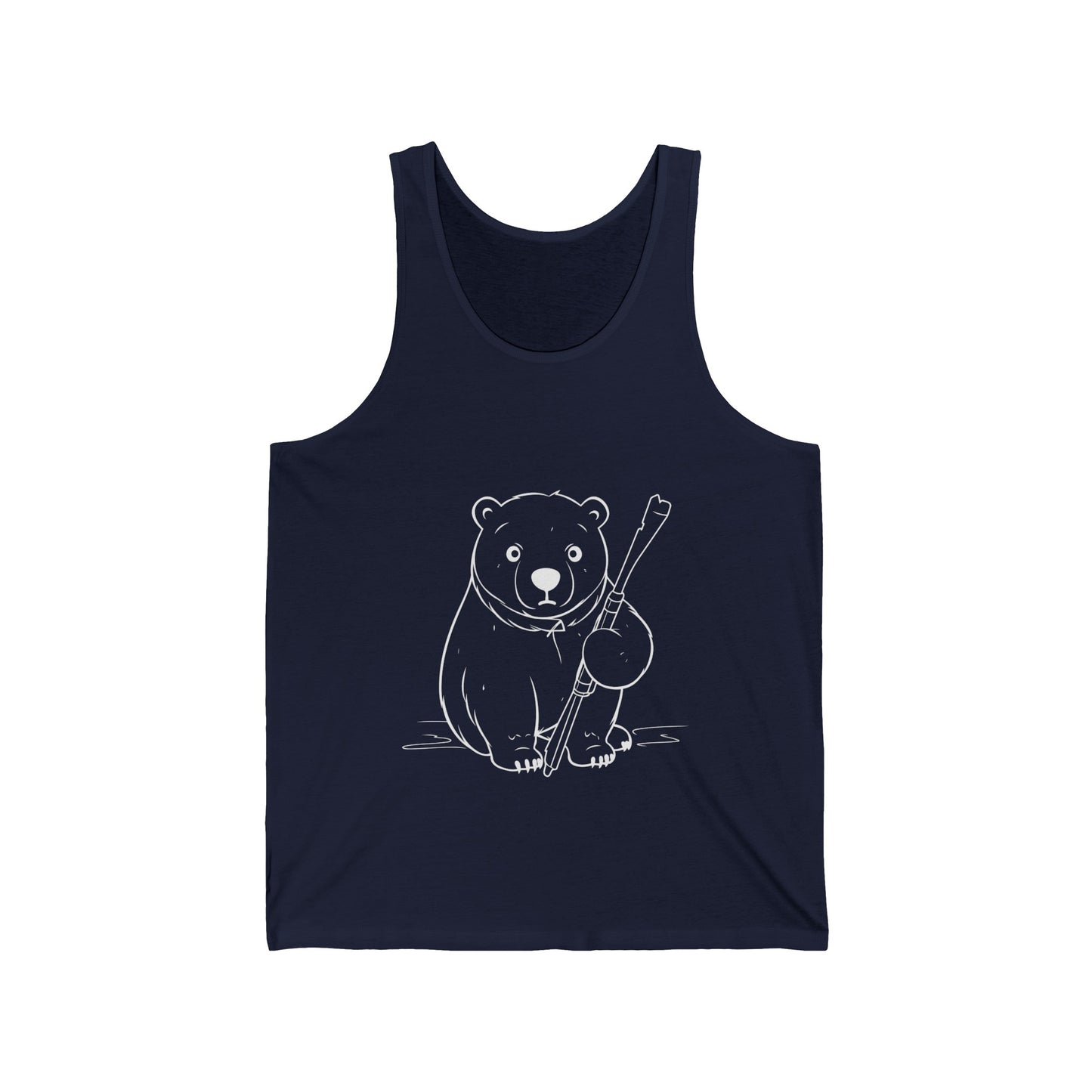 Ultimate Comfort Styled Bear Unisex Summer Tank Top