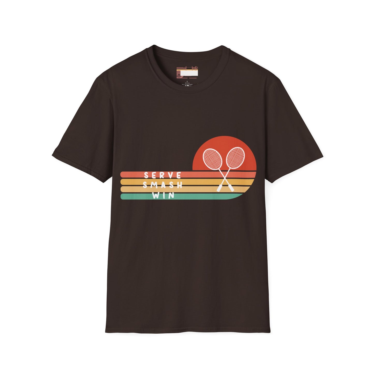 Badminton Game Day Graphic Comfort Unisex T-shirt