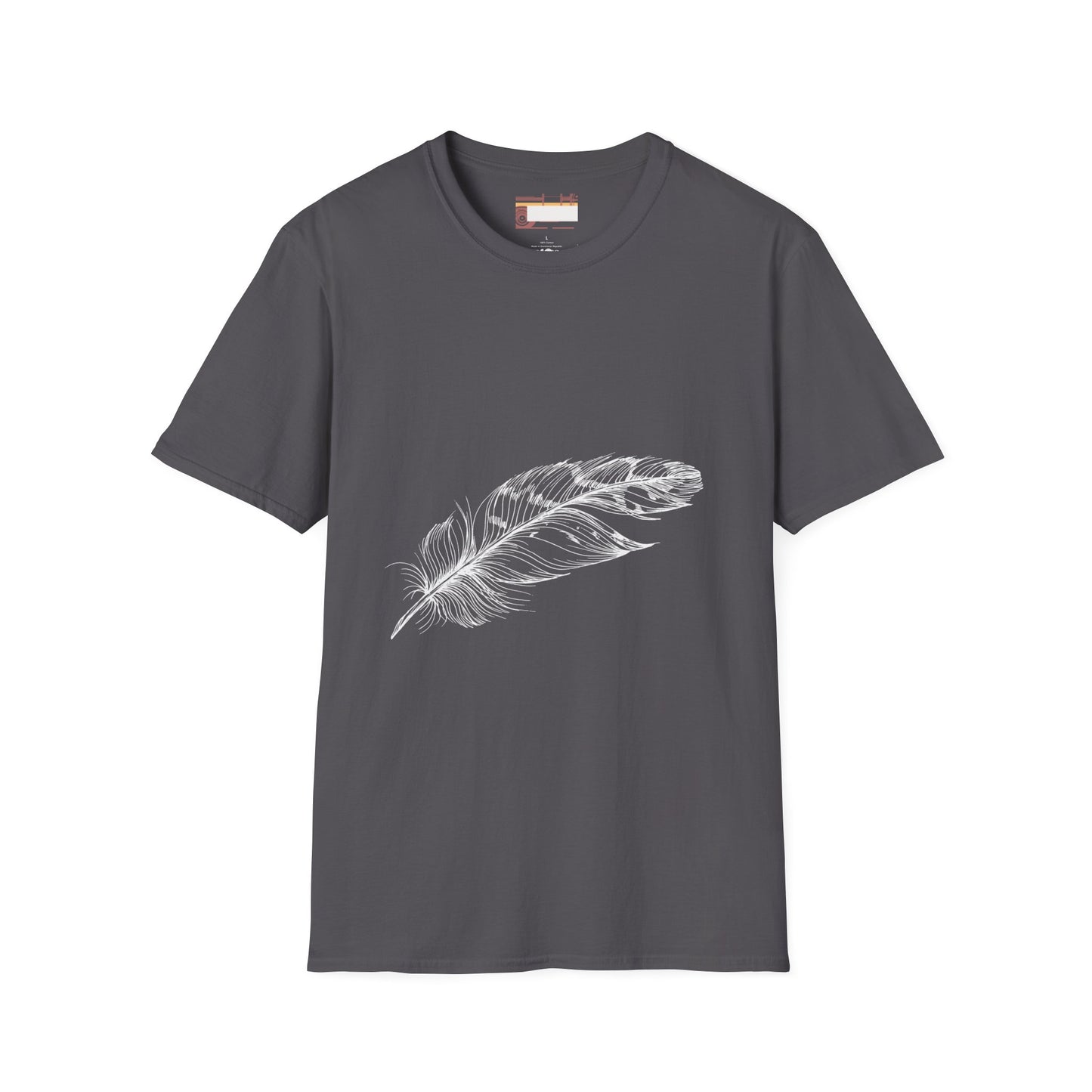 Bird Feather Designed Graphic Comfort Unisex T-shirt