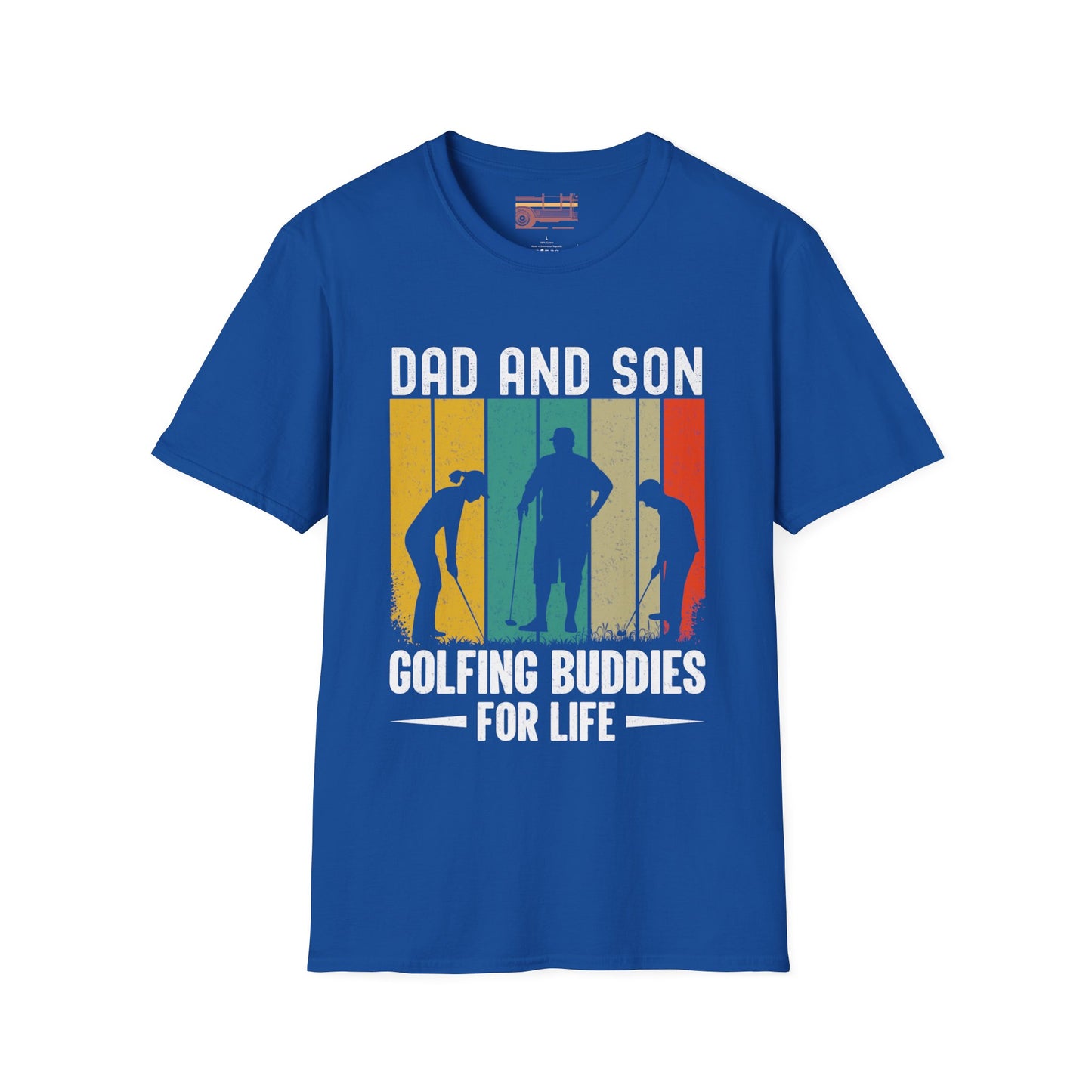 Dad And Son Golfing Buddies Ultimate Comfort Unisex Fathers Day T-shirt