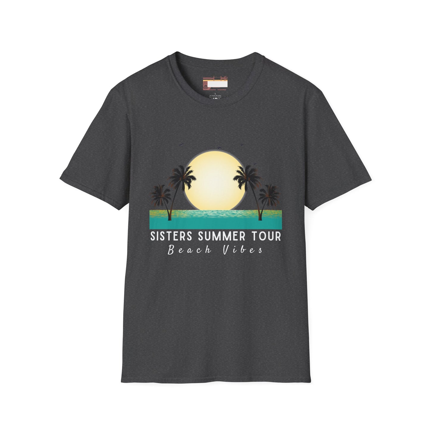Graphic Sister Tour Comfort T-shirt, Christian Sister Outdoor Group Vacation Tees, Tees for Sisters Beach Cruise Trip